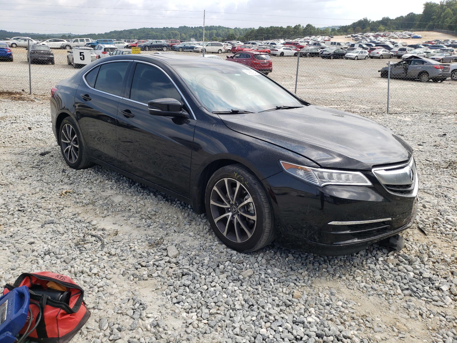 ACURA TLX TECH 2017 with VIN 19UUB2F53HA006800 - Photo from auction