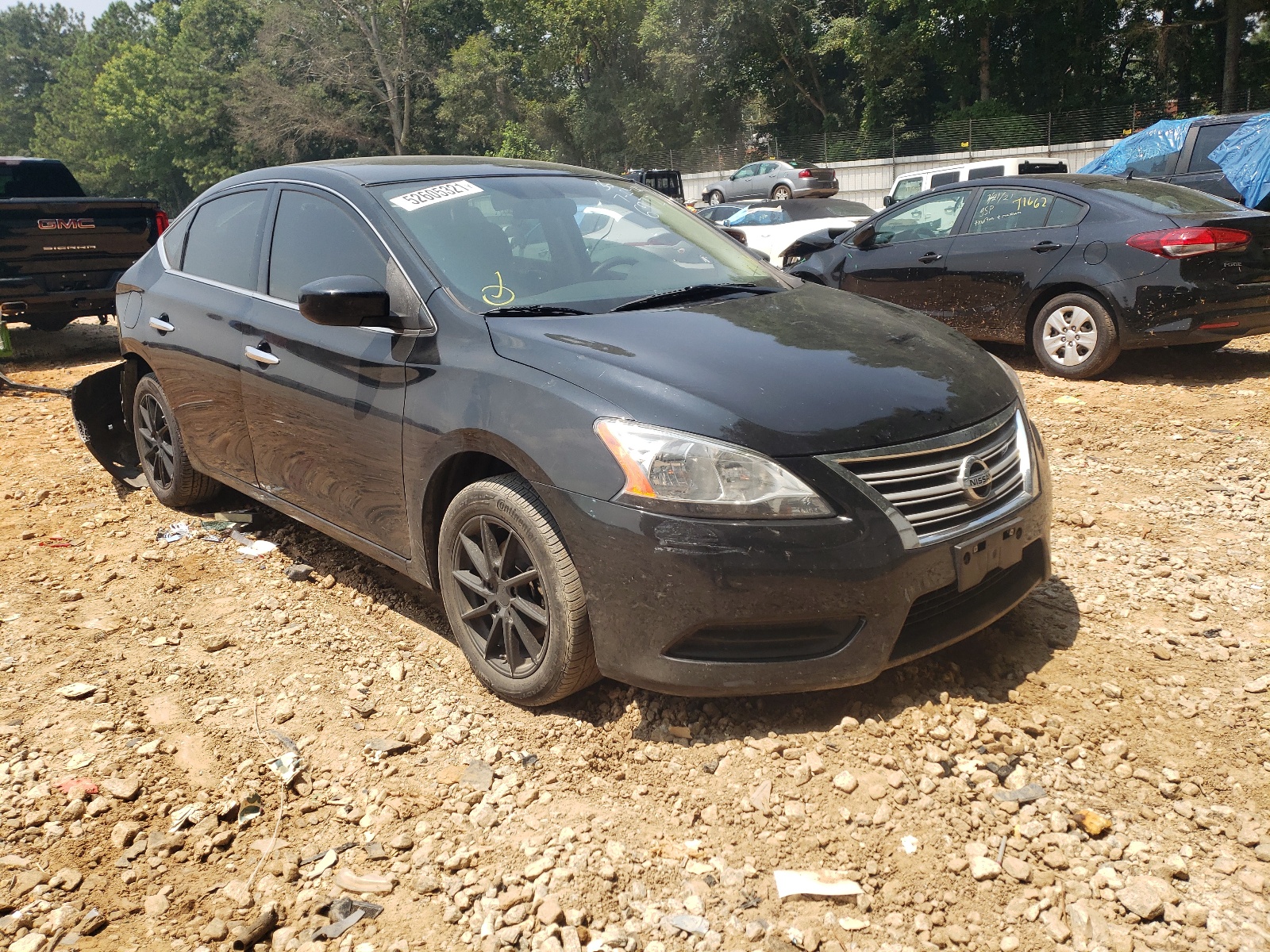 NISSAN SENTRA S 2015 with VIN 3N1AB7AP2FY356972 - Photo from auction