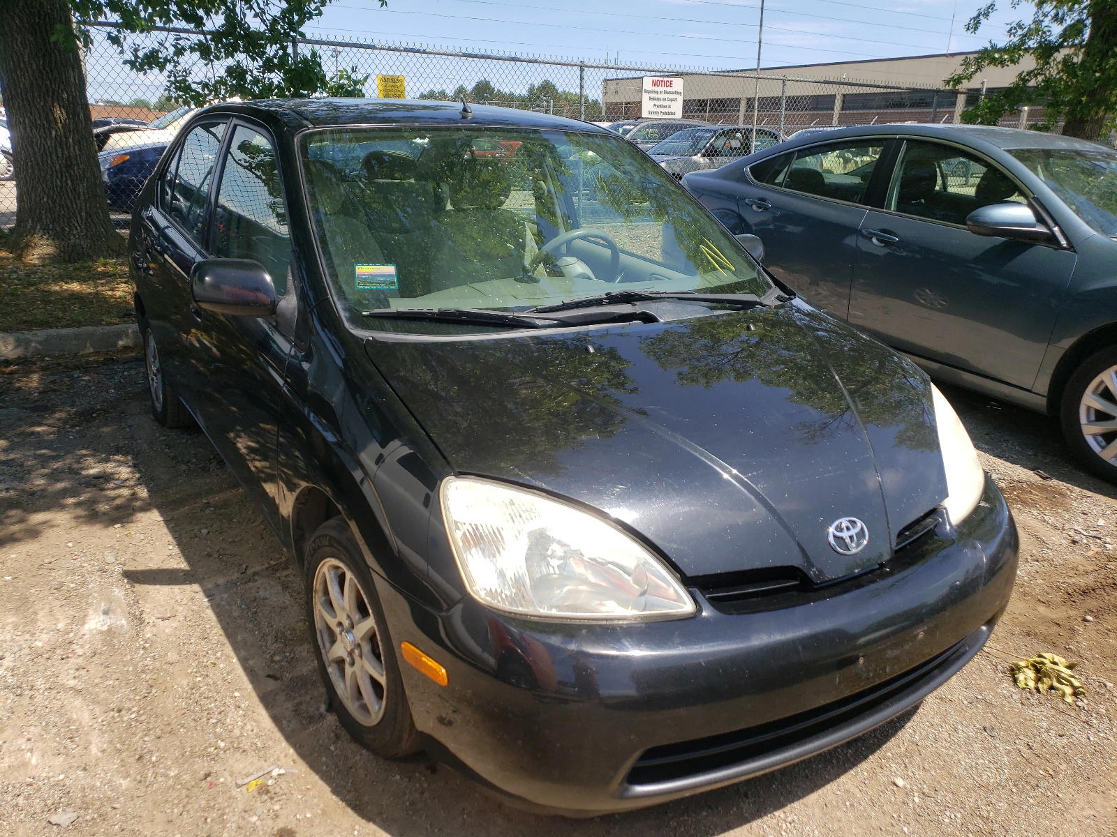 TOYOTA PRIUS 2003 with VIN JT2BK18U630072611 - Photo from auction