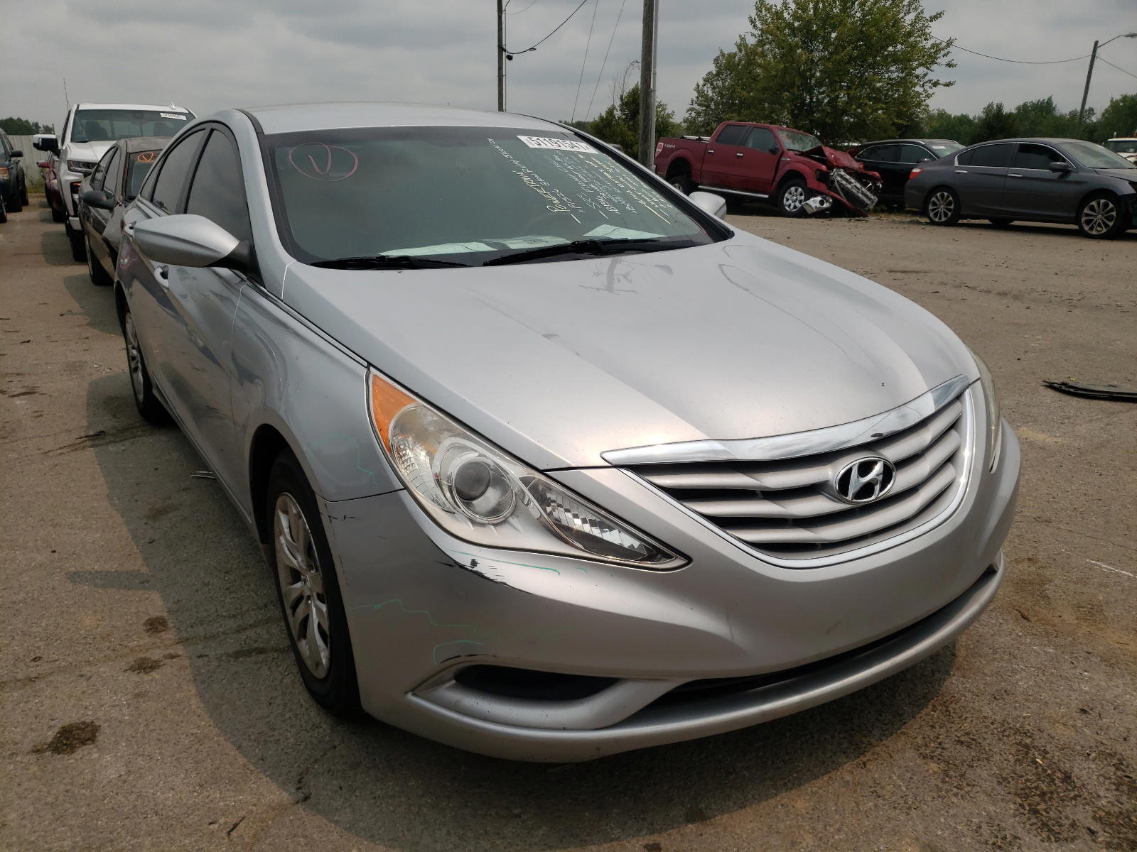 HYUNDAI SONATA GLS 2012 with VIN 5NPEB4AC3CH351699 - Photo from auction