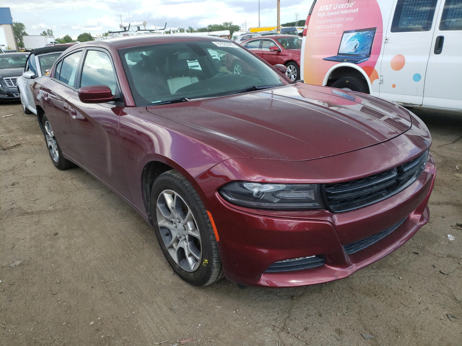 DODGE CHARGER SX 2017 with VIN 2C3CDXJG7HH593499 - Photo from auction