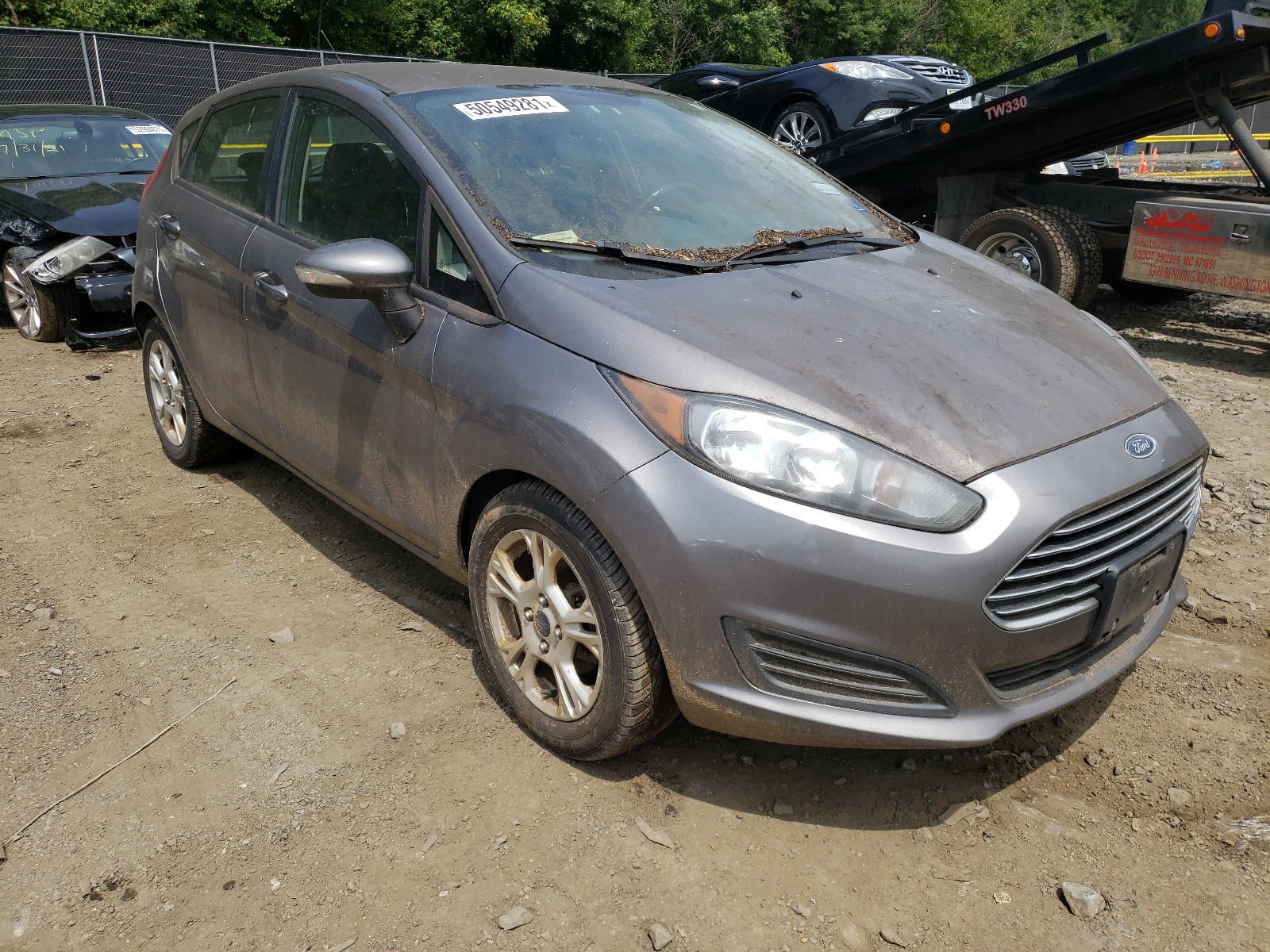 FORD FIESTA 2014 with VIN 3FADP4EJ1EM194666 - Photo from auction