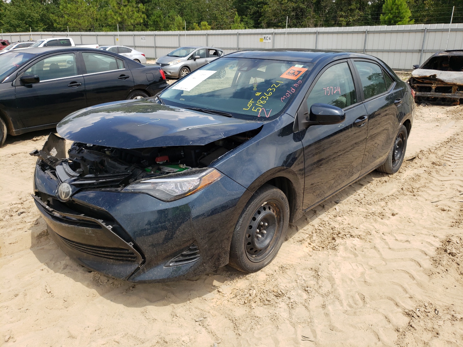 Photo 2 from auction – 2017 TOYOTA COROLLA L with VIN 2T1BURHE0HC792475
