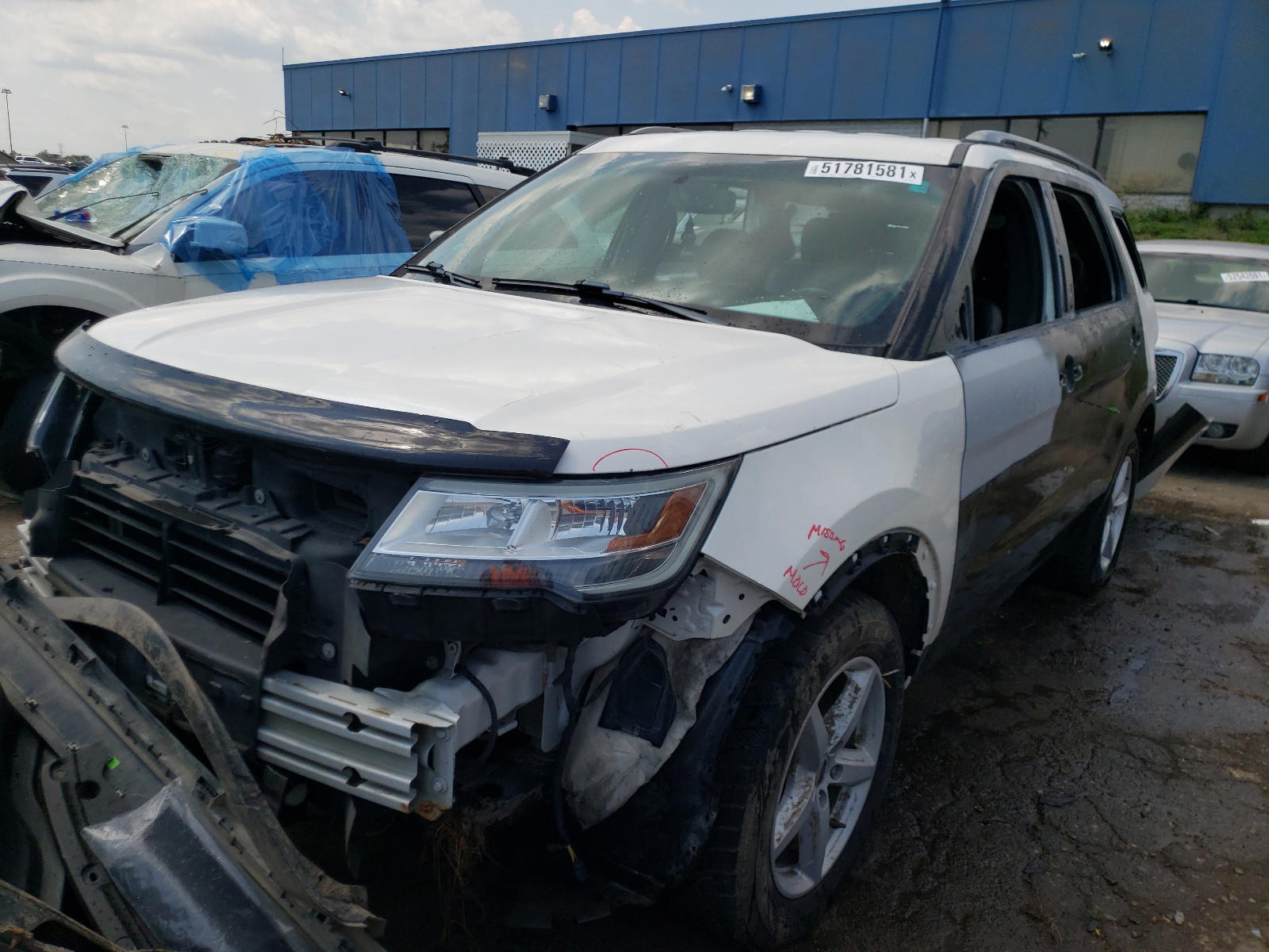 Photo 2 from auction – 2016 FORD EXPLORER X with VIN 1FM5K8D89GGB93891