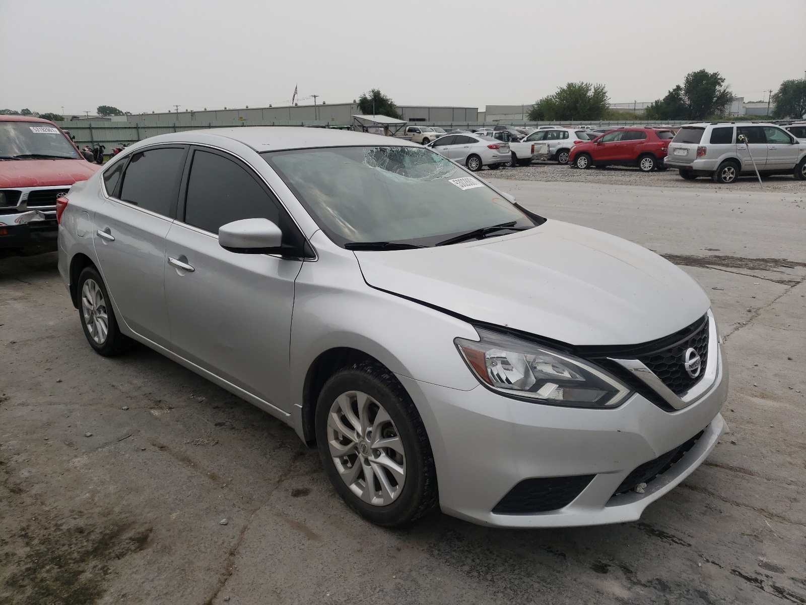 NISSAN SENTRA S 2017 with VIN 3N1AB7AP1HY227298 - Photo from auction