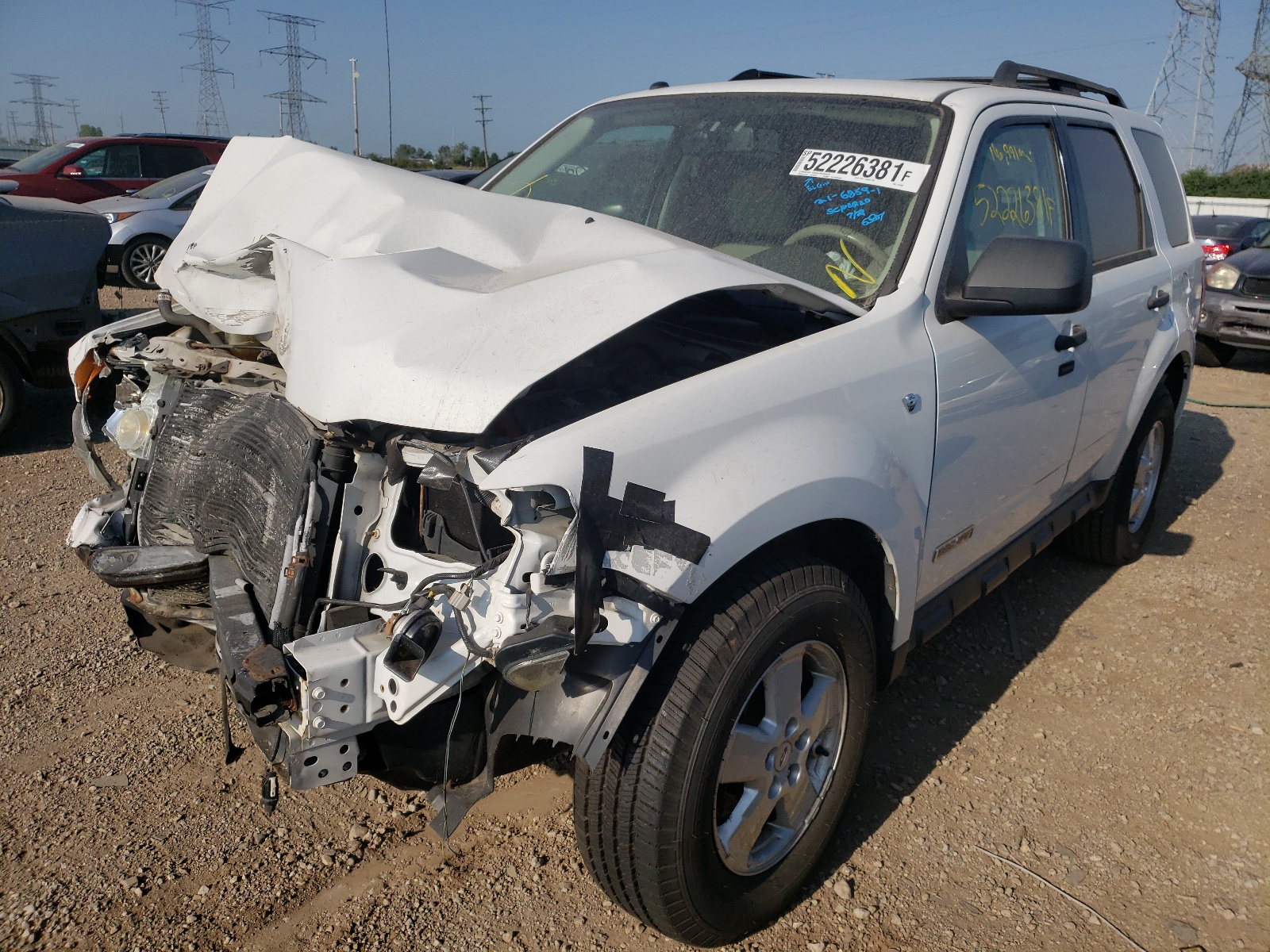 Zdjęcie 2 z aukcji – 2008 FORD ESCAPE XLT z VIN 1FMCU03128KC23898