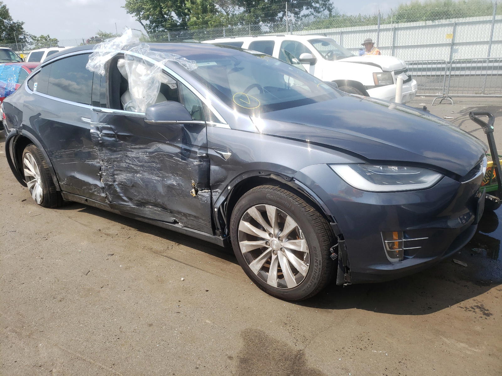 TESLA MODEL X 2019 with VIN 5YJXCAE20KF160468 - Photo from auction