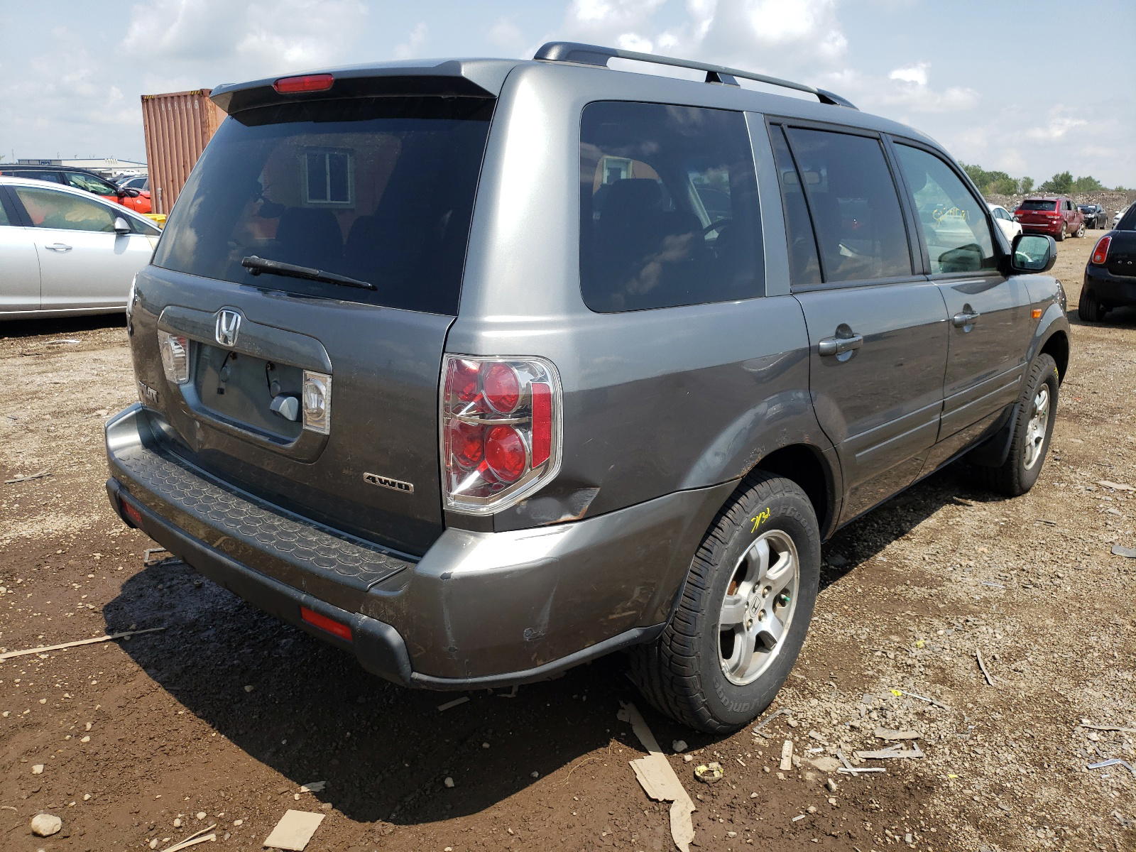 Photo 4 from auction – 2007 HONDA PILOT EXL with VIN 5FNYF18737B007495