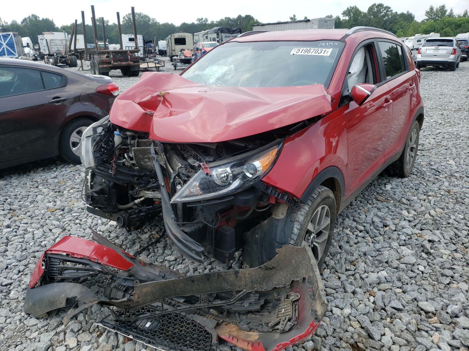 Photo 2 from auction – 2015 KIA SPORTAGE L with VIN KNDPB3AC8F7719564