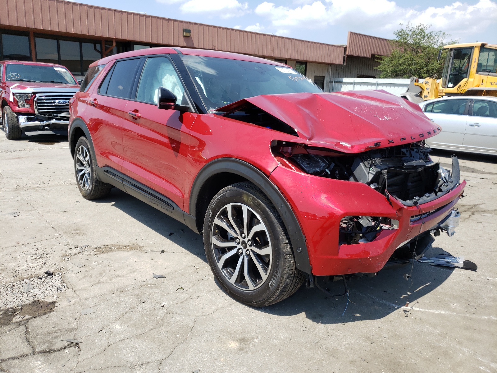 FORD EXPLORER S 2021 with VIN 1FM5K8GC9MGA59975 - Photo from auction