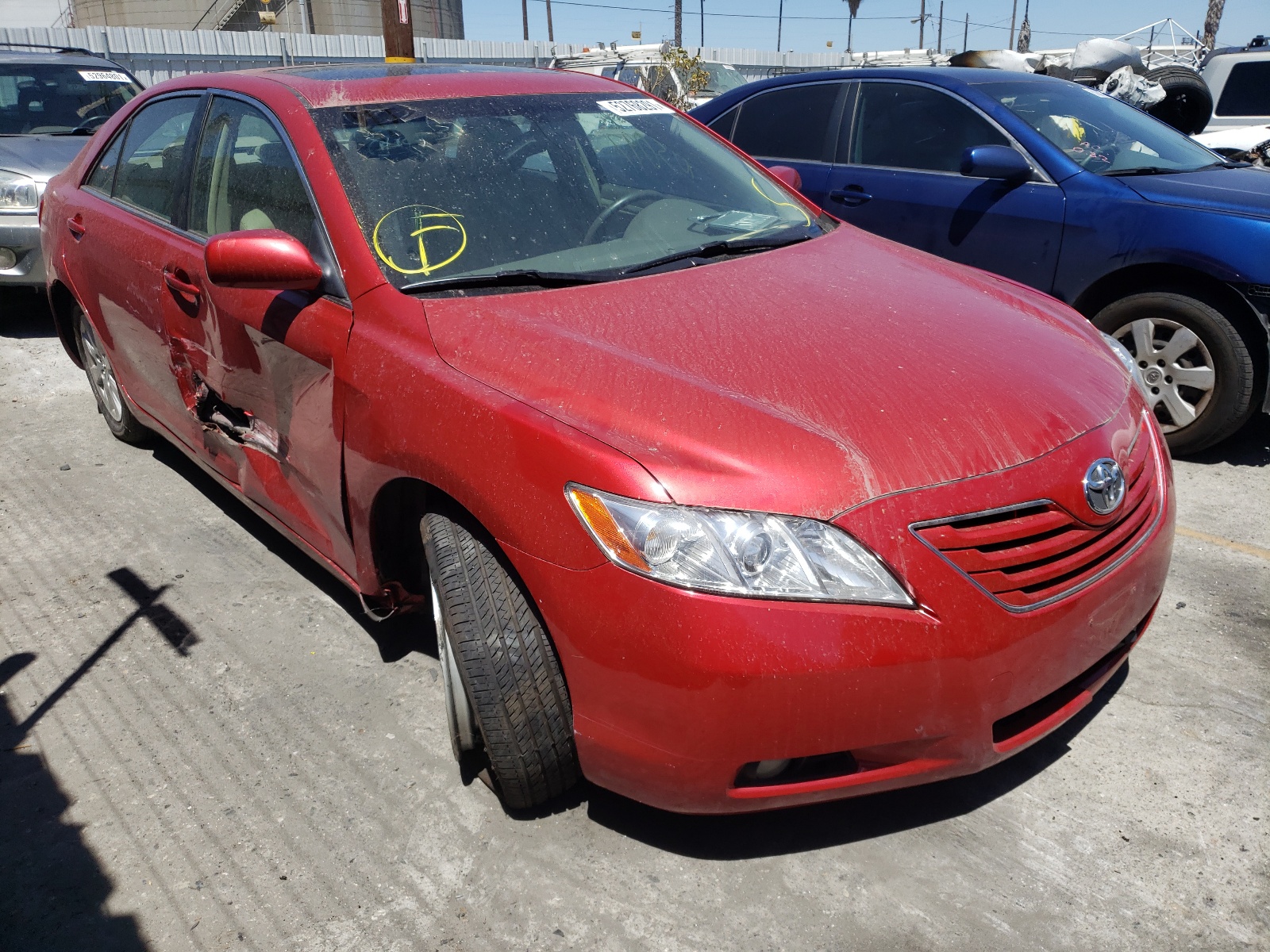Photo 1 from auction – 2007 TOYOTA CAMRY LE with VIN JTNBK46K773017076