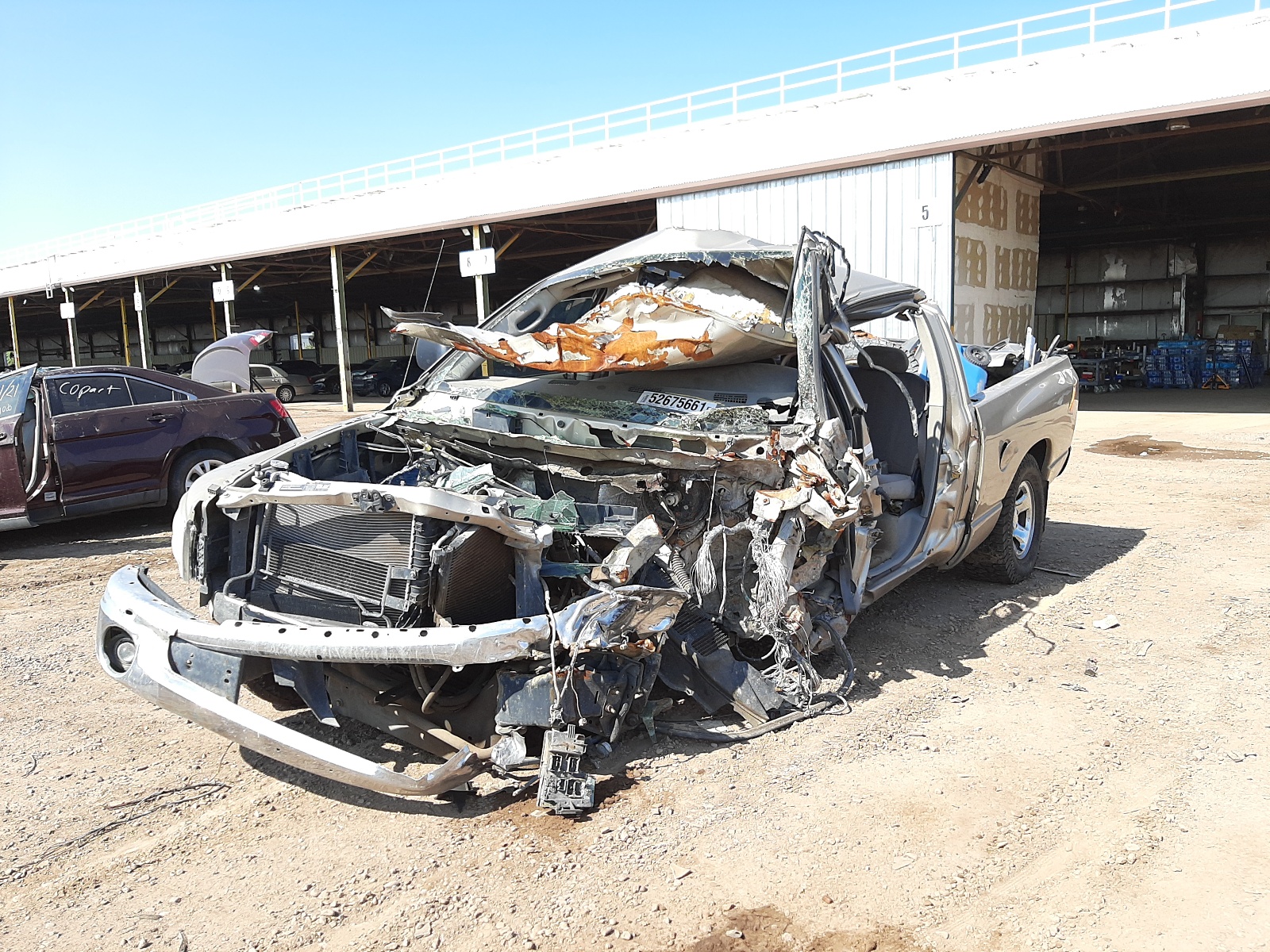 Photo 2 from auction – 2004 DODGE RAM 1500 S with VIN 1D7HU18N54S674514