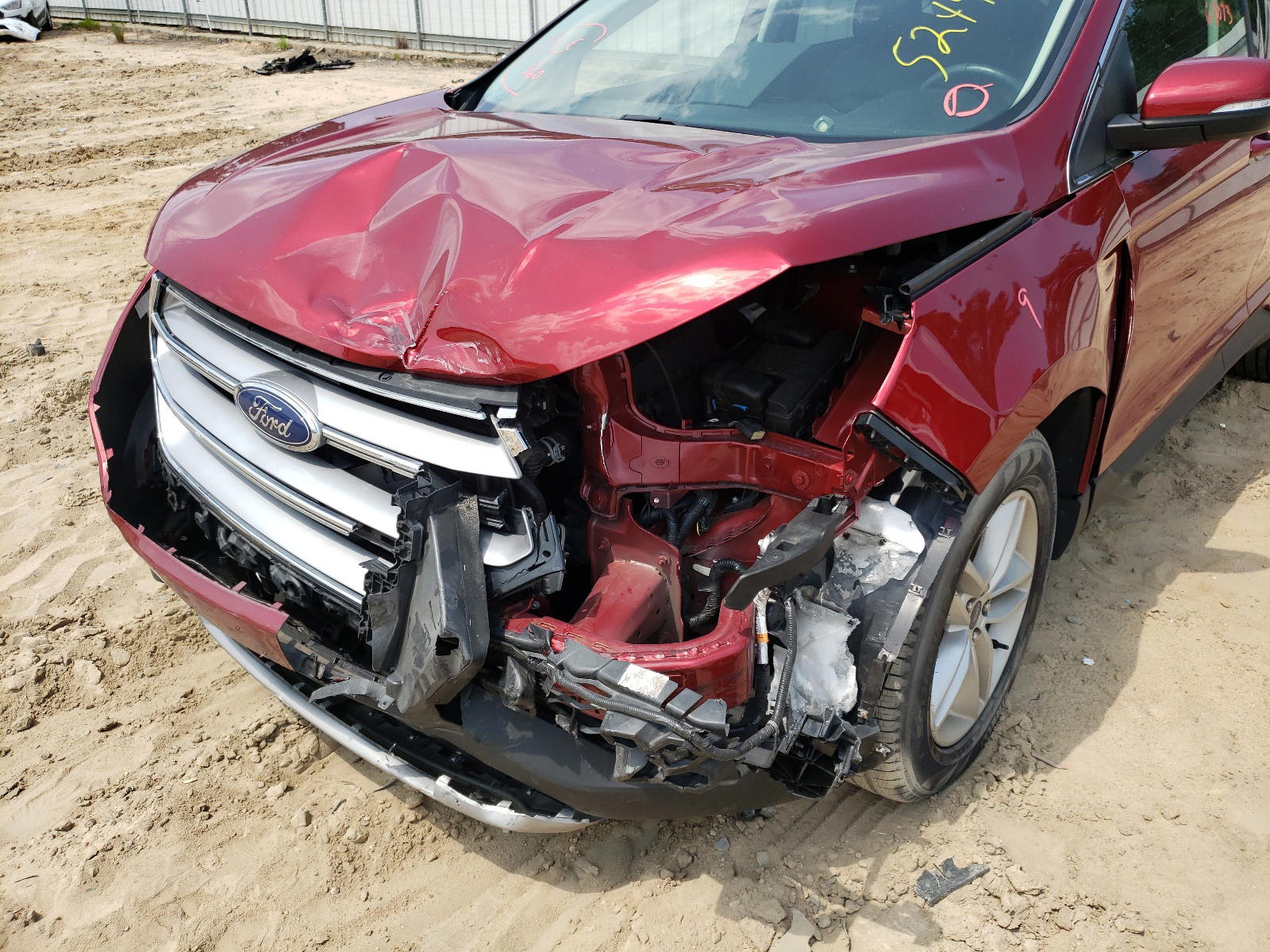 Photo 9 from auction – 2017 FORD EDGE SEL with VIN 2FMPK4J8XHBB55570