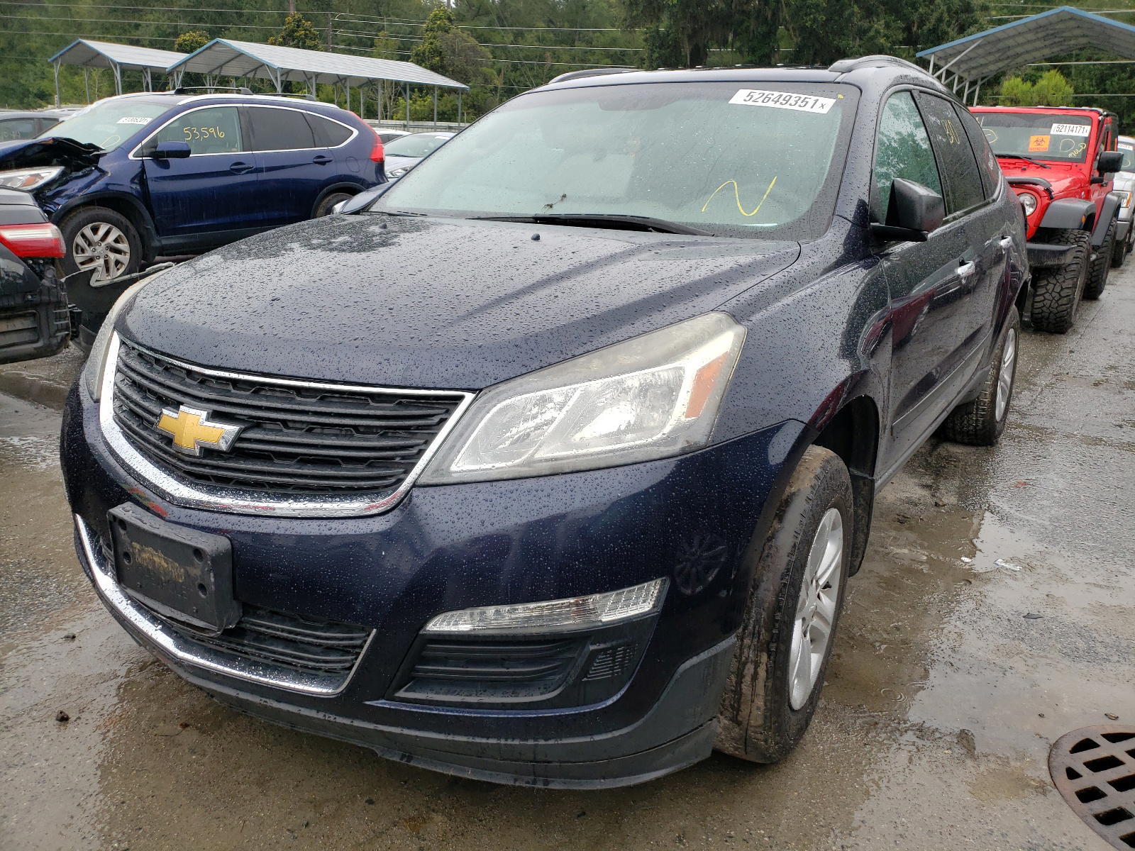 Photo 2 from auction – 2016 CHEVROLET TRAVERSE L with VIN 1GNKRFED6GJ301882