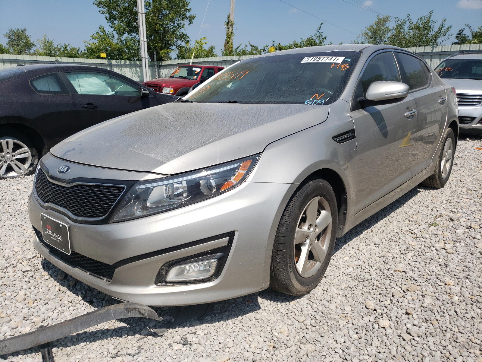 Photo 2 from auction – 2015 KIA OPTIMA LX with VIN KNAGM4A74F5583509