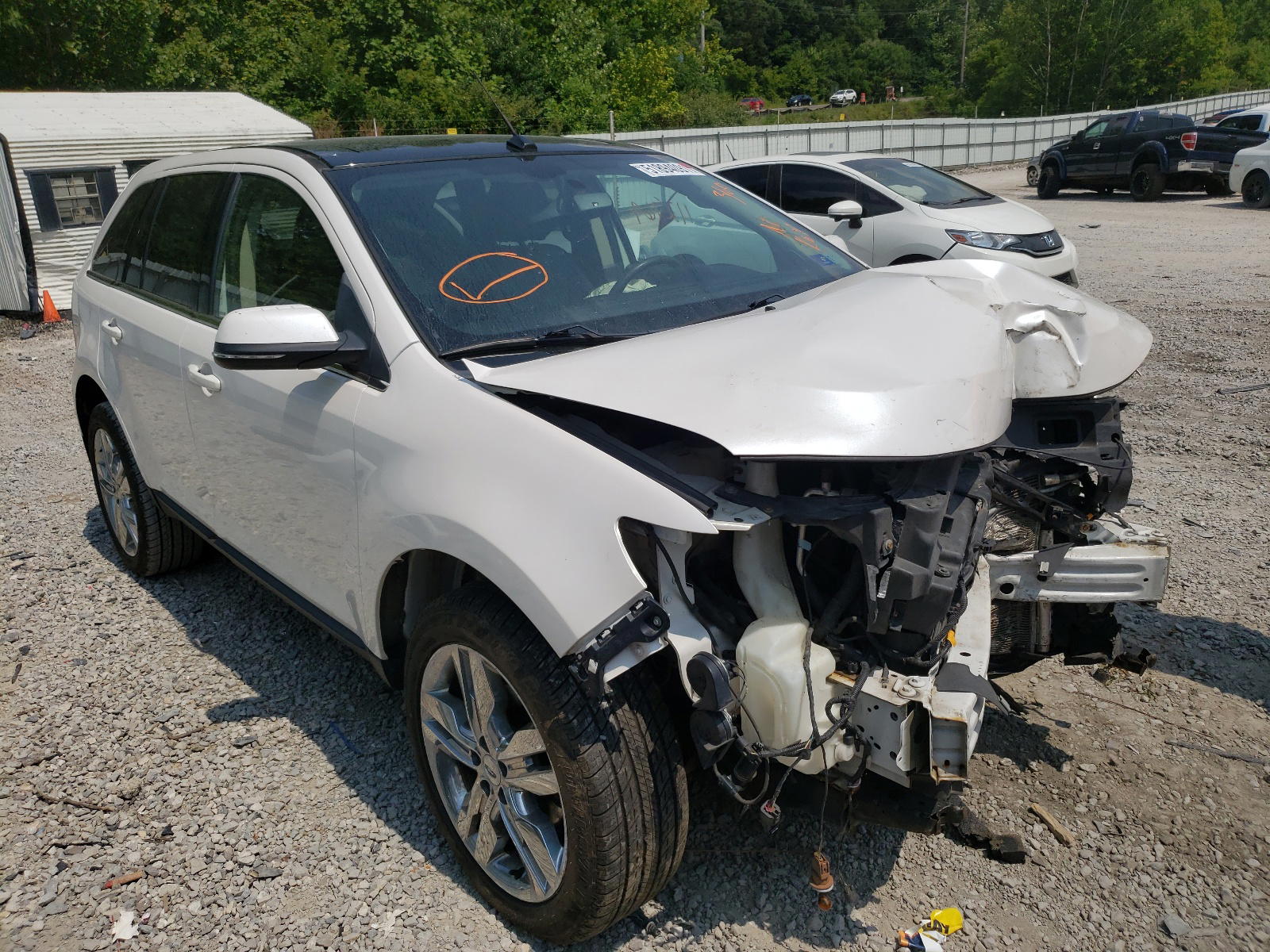 FORD EDGE LIMIT 2013 with VIN 2FMDK4KC4DBC53641 - Photo from auction
