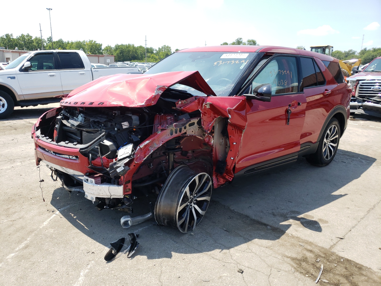 Photo 2 from auction – 2021 FORD EXPLORER S with VIN 1FM5K8GC9MGA59975