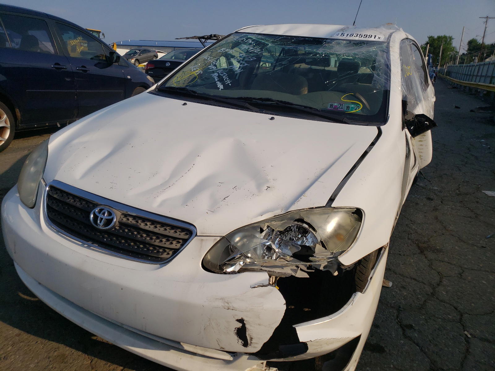 Photo 9 from auction – 2007 TOYOTA COROLLA CE with VIN JTDBR32E770120848