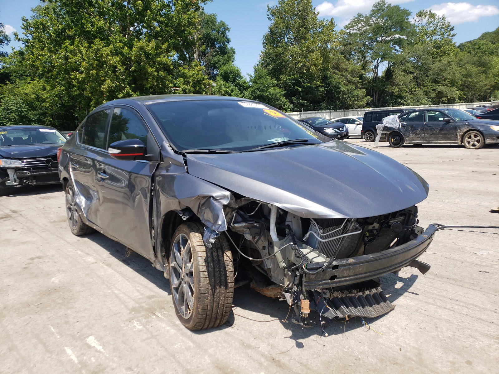NISSAN SENTRA SR 2017 with VIN 3N1CB7AP1HY359471 - Photo from auction
