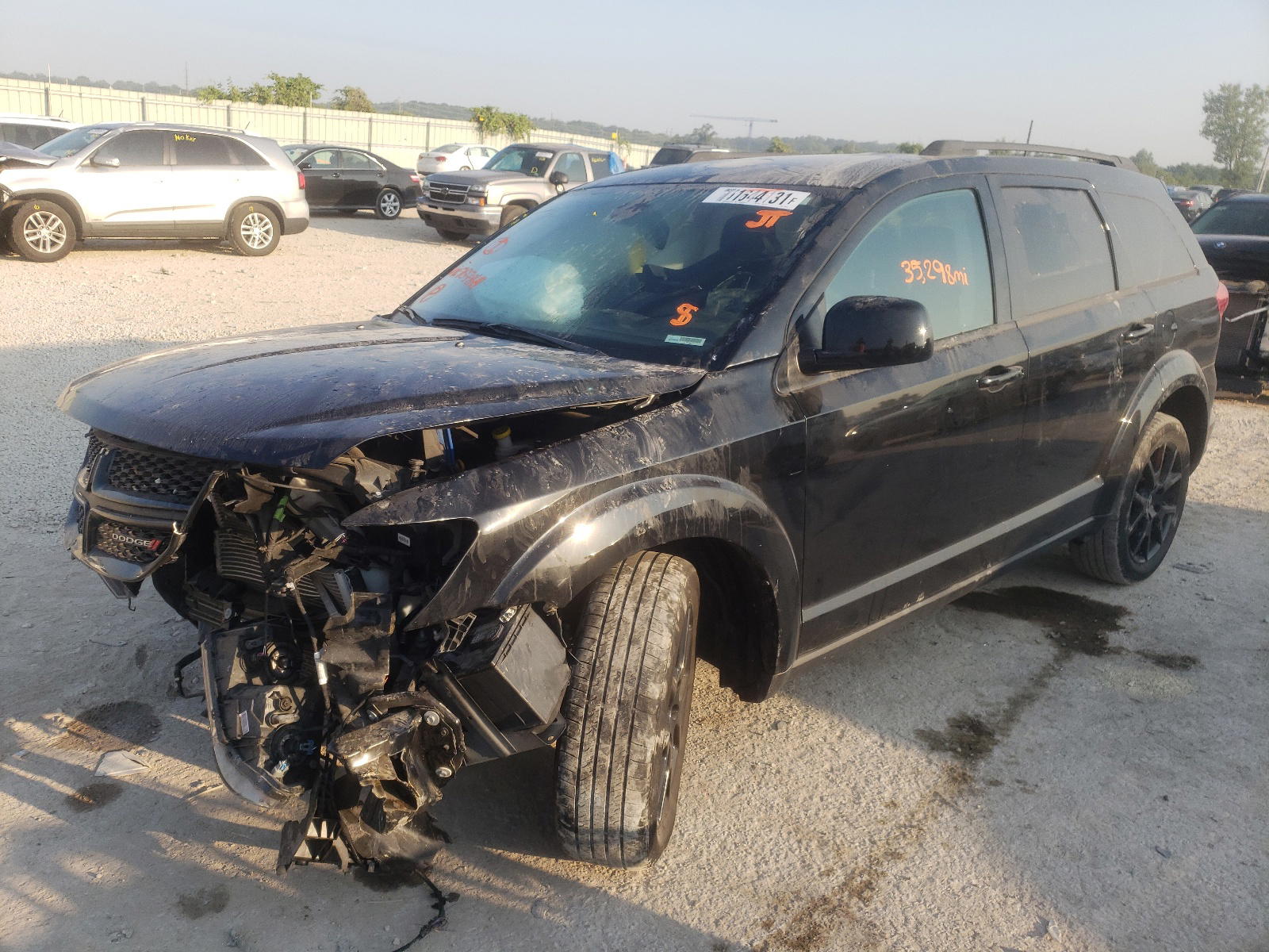 Photo 2 from auction – 2019 DODGE JOURNEY SE with VIN 3C4PDCBB1KT707844