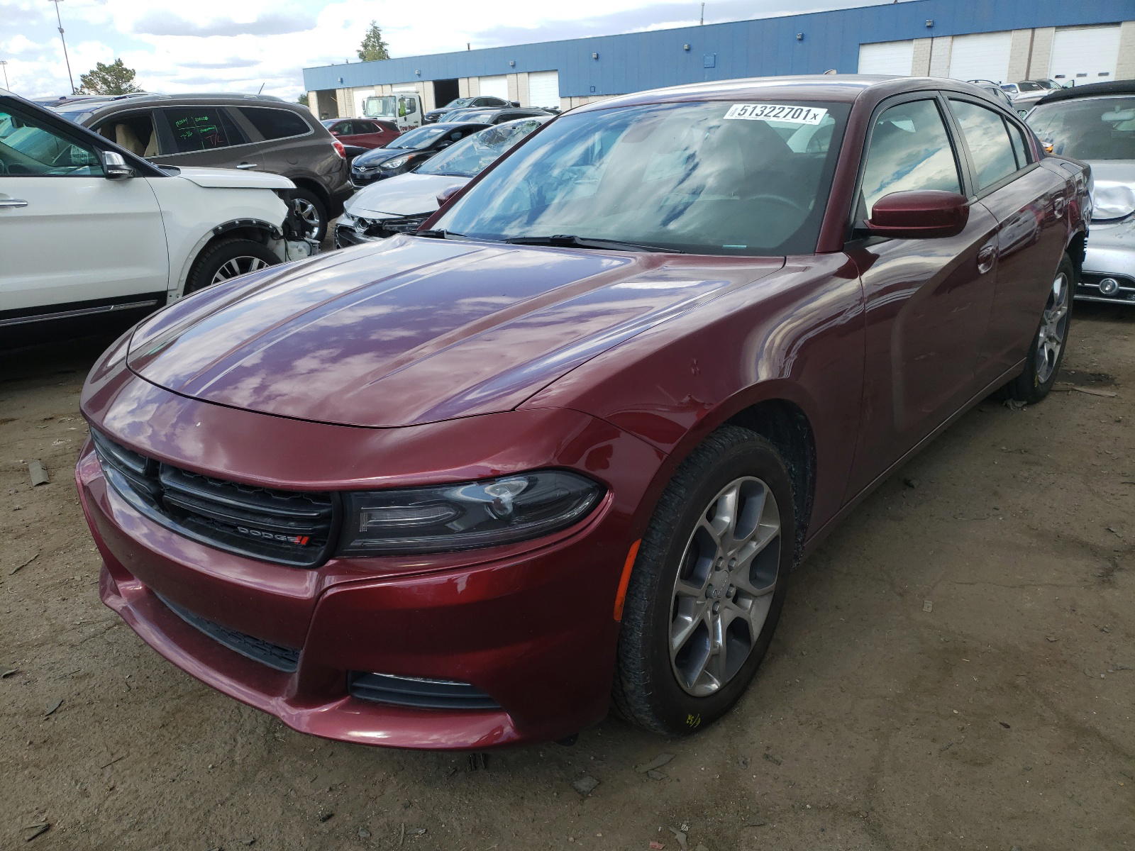 Photo 2 from auction – 2017 DODGE CHARGER SX with VIN 2C3CDXJG7HH593499