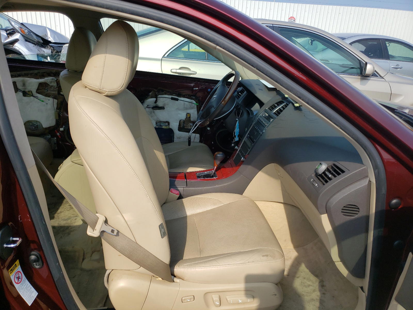 Photo 5 from auction – 2008 LEXUS ES 350 with VIN JTHBJ46G782200602