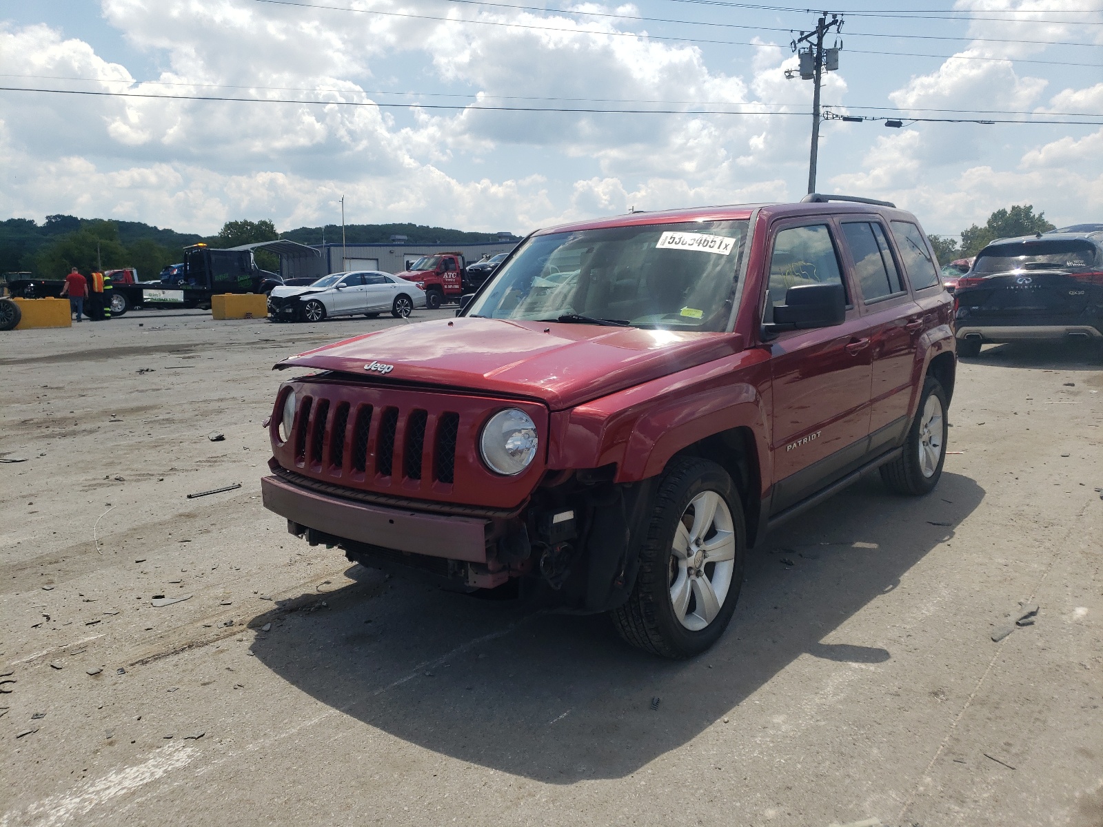 Photo 2 from auction – 2014 JEEP PATRIOT LA with VIN 1C4NJPFA4ED642281