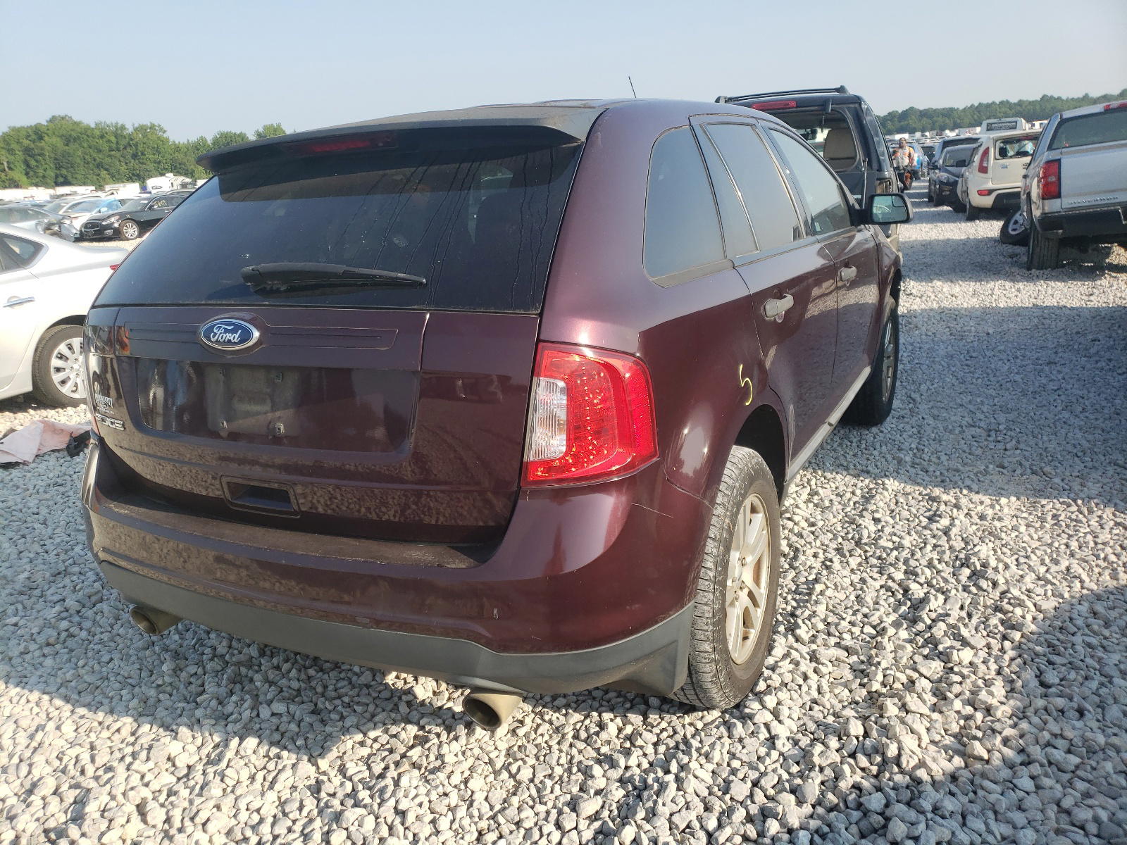Photo 4 from auction – 2011 FORD EDGE SE with VIN 2FMDK3GC1BBA93525