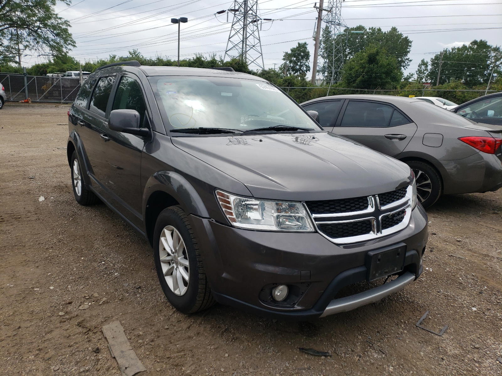 DODGE JOURNEY SX 2017 with VIN 3C4PDDBG2HT539867 - Photo from auction