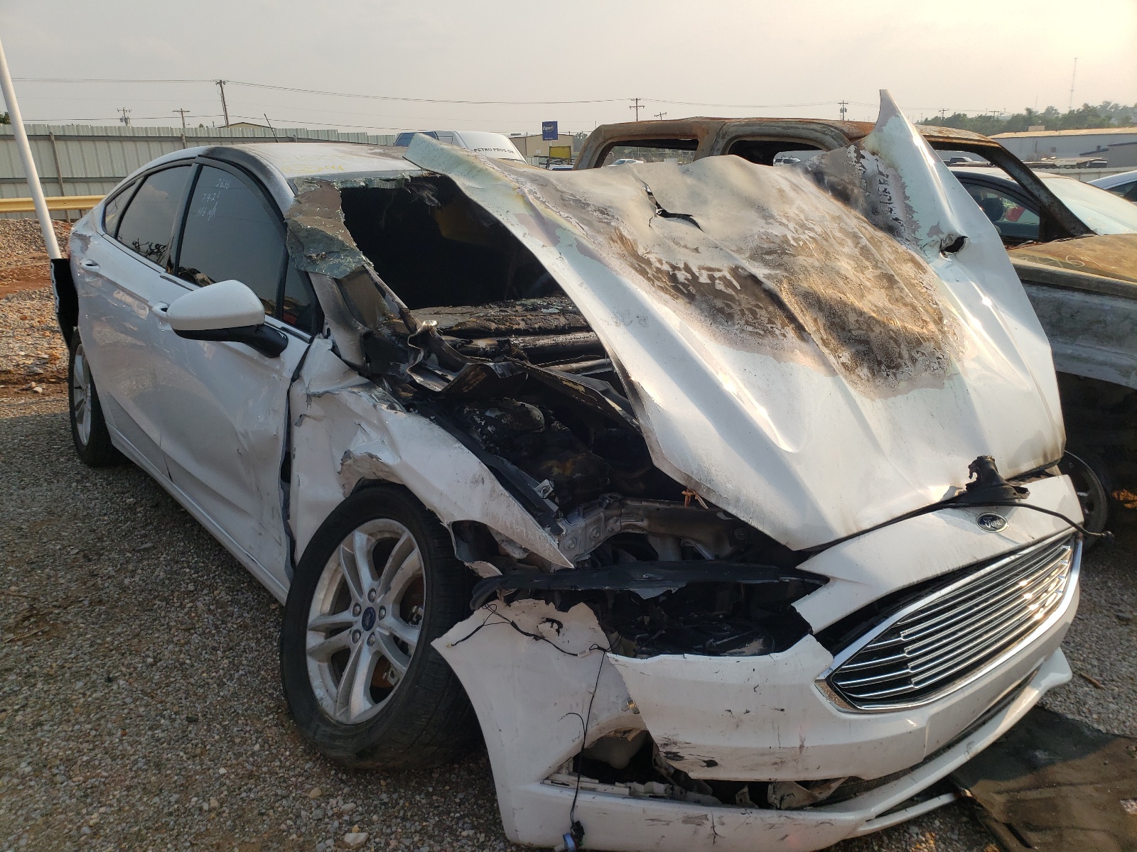 Photo 1 from auction – 2018 FORD FUSION SE with VIN 3FA6P0HD5JR218083