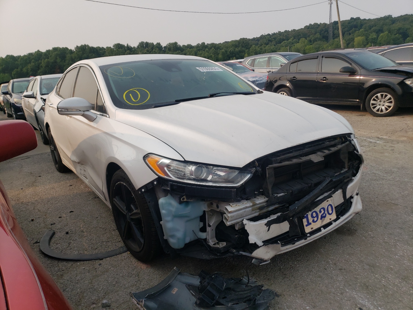 FORD FUSION SE 2016 with VIN 3FA6P0H94GR192936 - Photo from auction