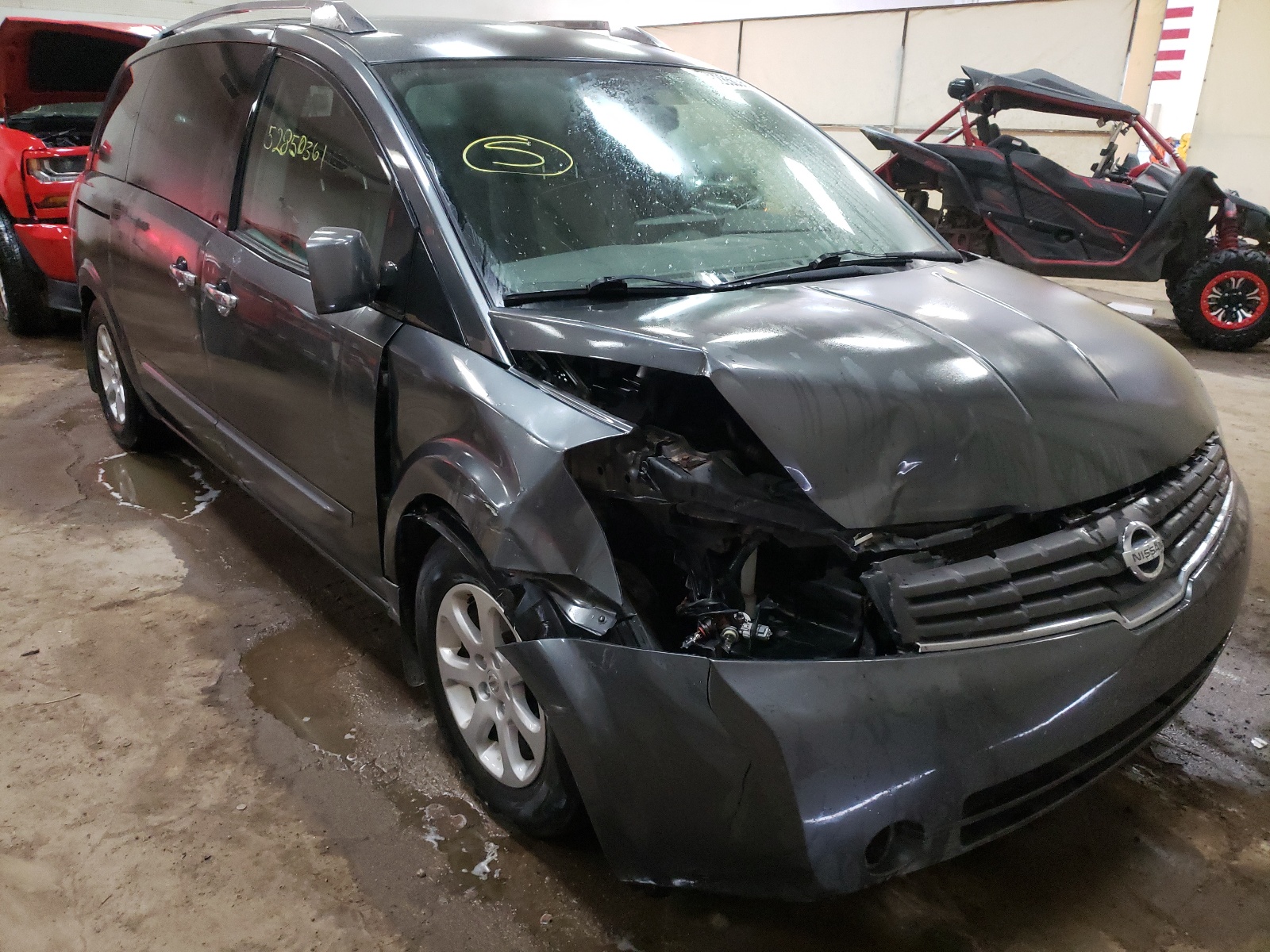 NISSAN QUEST S 2008 with VIN 5N1BV28U78N118327 - Photo from auction