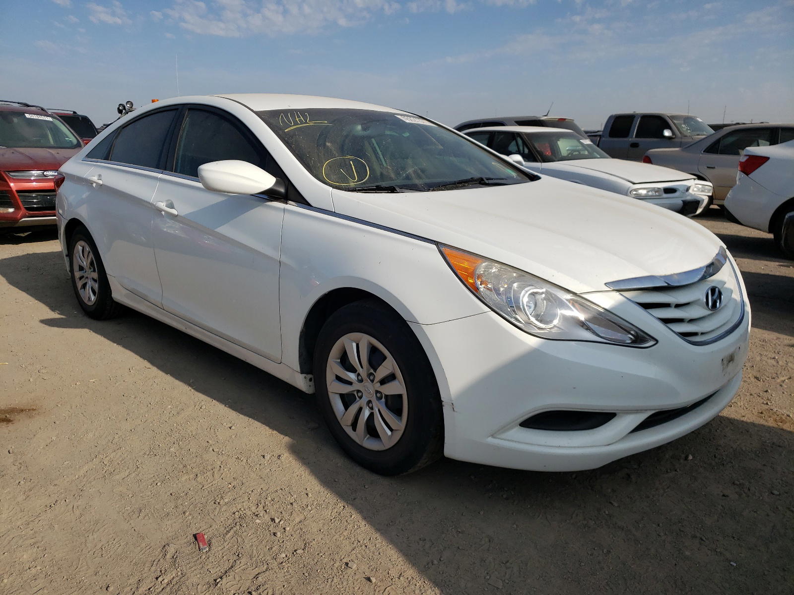 HYUNDAI SONATA GLS 2012 with VIN 5NPEB4AC8CH377392 - Photo from auction