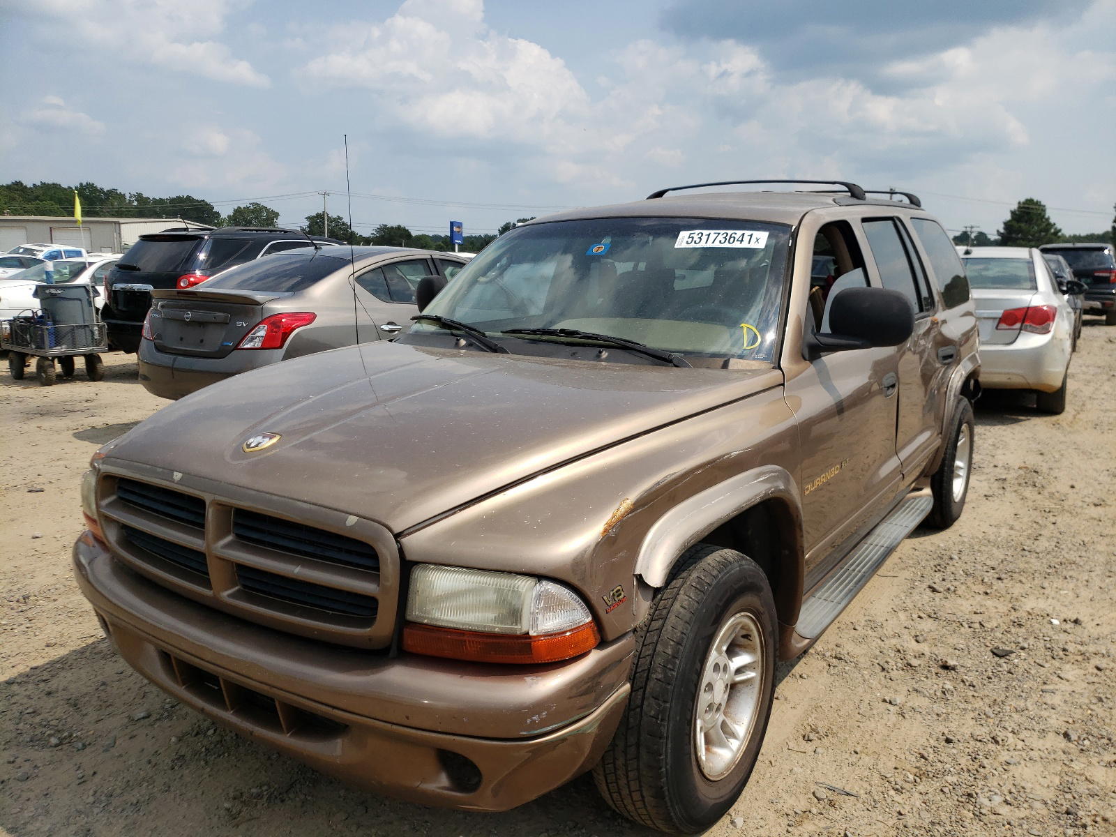 Photo 2 from auction – 2000 DODGE DURANGO with VIN 1B4HR28Z0YF189164