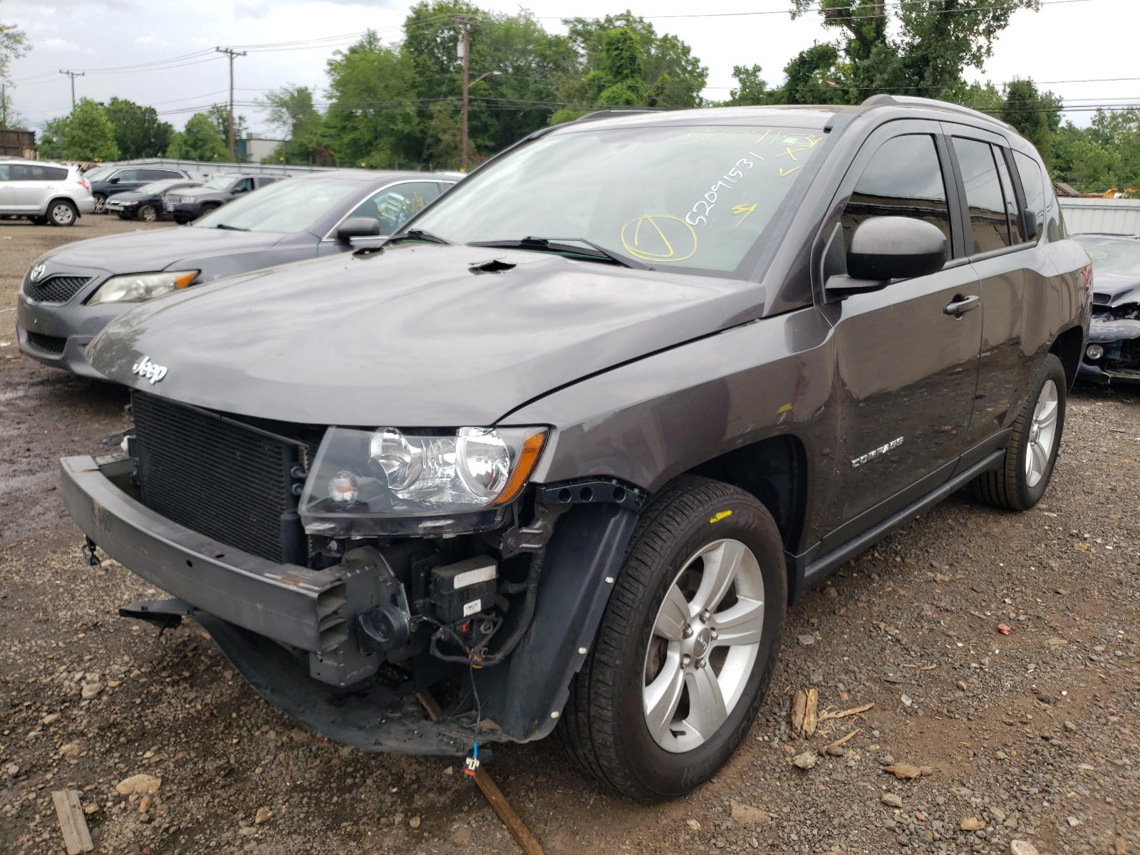 Photo 2 from auction – 2015 JEEP COMPASS SP with VIN 1C4NJDBB1FD316890