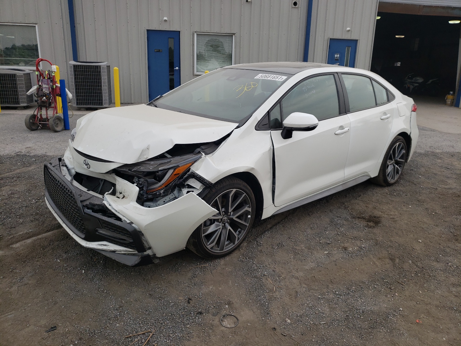 Photo 2 from auction – 2021 TOYOTA COROLLA SE with VIN 5YFP4MCEXMP077276