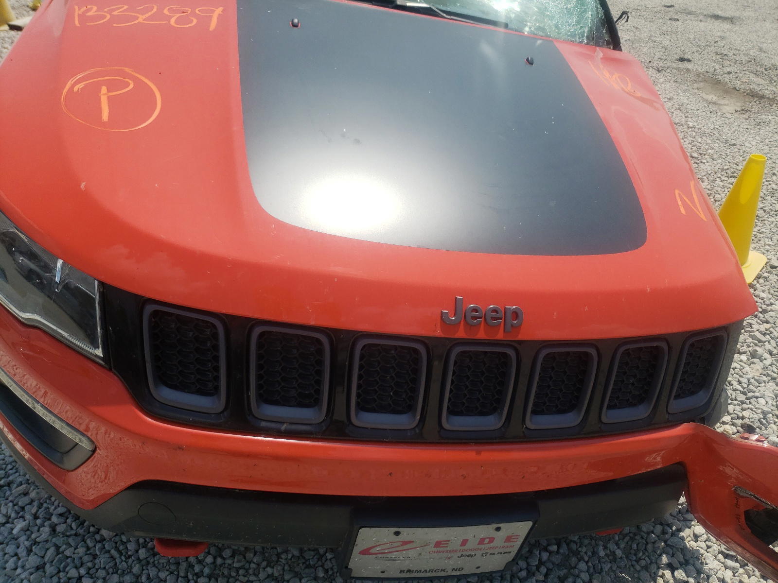 Photo 7 from auction – 2020 JEEP COMPASS TR with VIN 3C4NJDDB4LT133289
