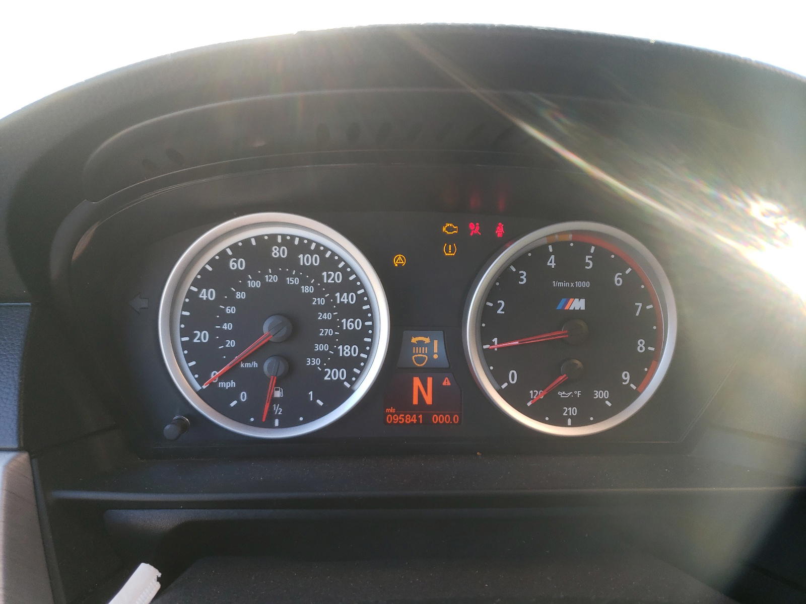 Photo 8 from auction – 2008 BMW M5 with VIN WBSNB93548CX10324