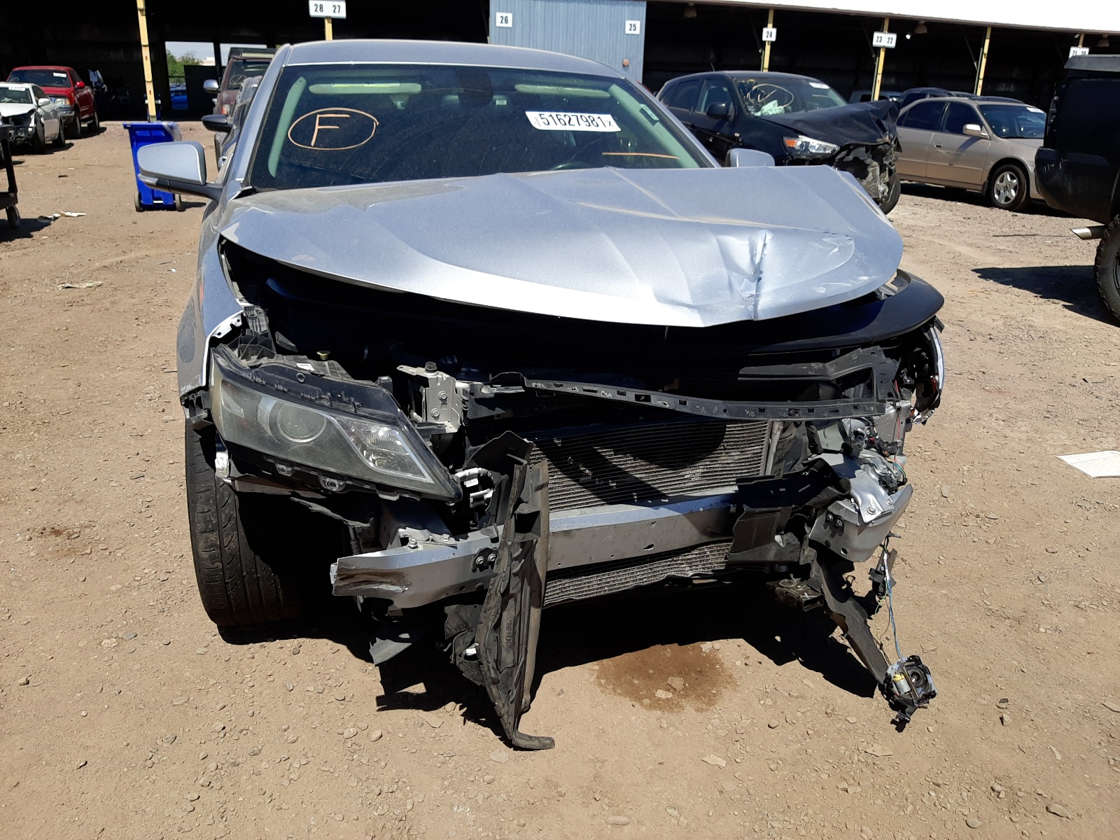 Photo 9 from auction – 2014 CHEVROLET IMPALA LT with VIN 2G1125S34E9173450