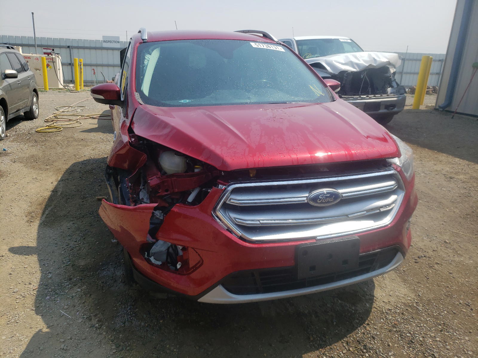 Photo 9 from auction – 2017 FORD ESCAPE TIT with VIN 1FMCU0J99HUD12347
