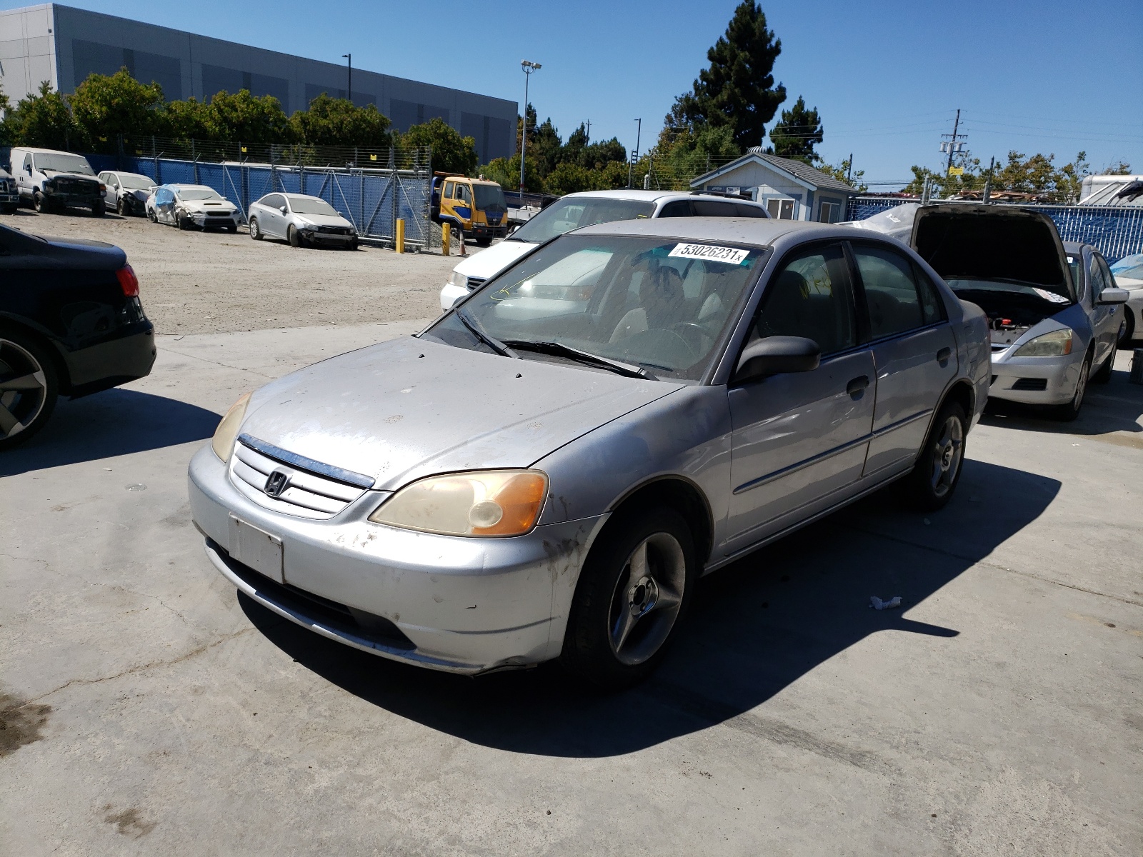 Photo 2 from auction – 2001 HONDA CIVIC LX with VIN 1HGES15521L035280