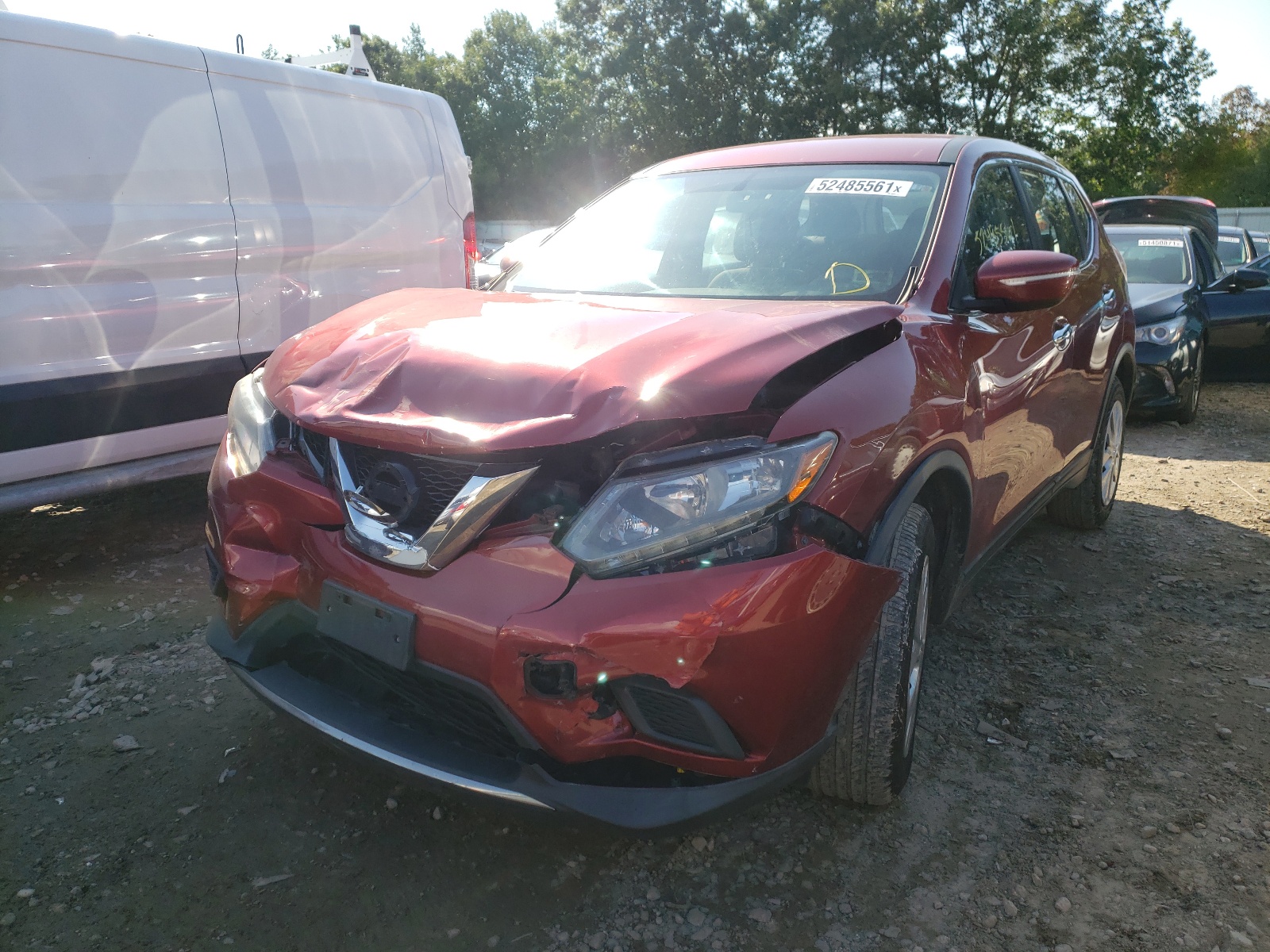 Photo 2 from auction – 2015 NISSAN ROGUE S with VIN KNMAT2MV1FP506126