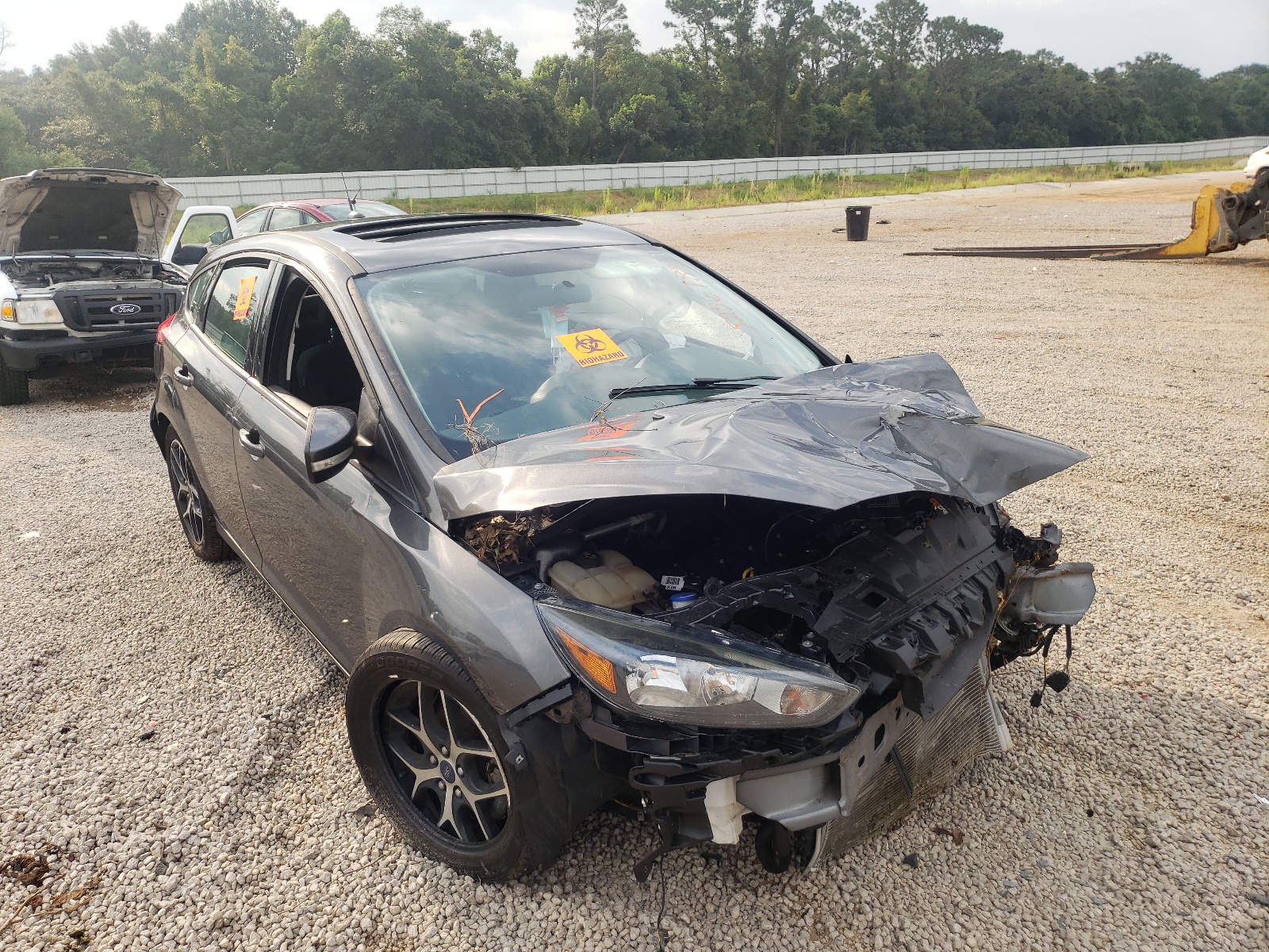 FORD FOCUS SEL 2017 with VIN 1FADP3M25HL282209 - Photo from auction