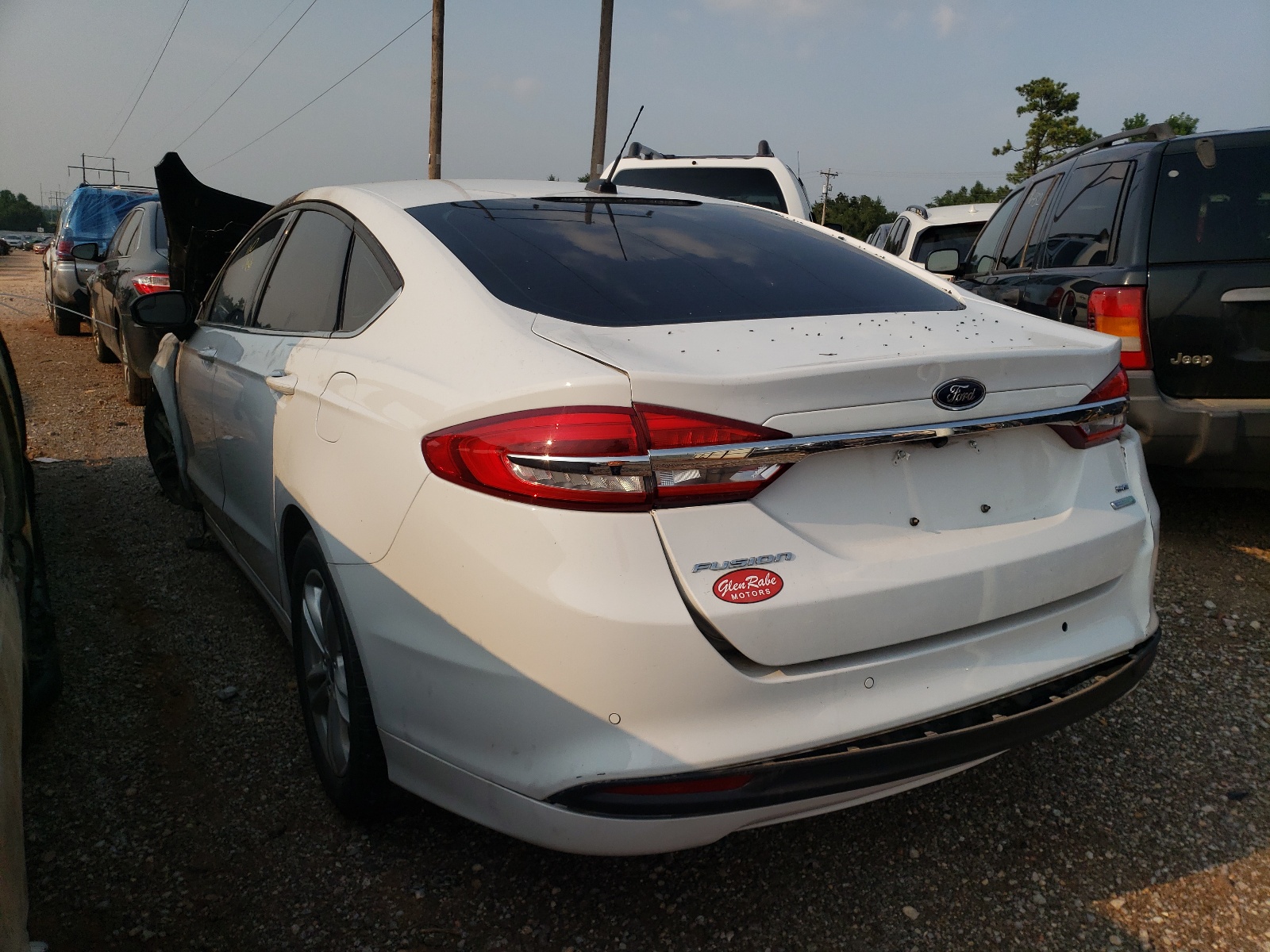 Photo 3 from auction – 2018 FORD FUSION SE with VIN 3FA6P0HD5JR218083