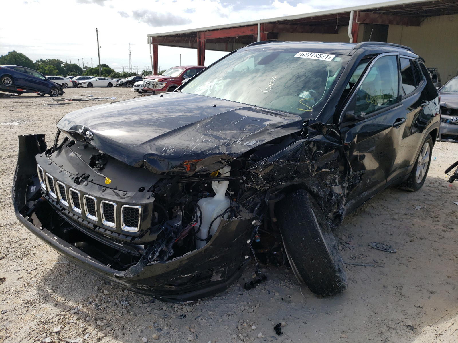Photo 2 from auction – 2019 JEEP COMPASS LA with VIN 3C4NJCBB4KT851226