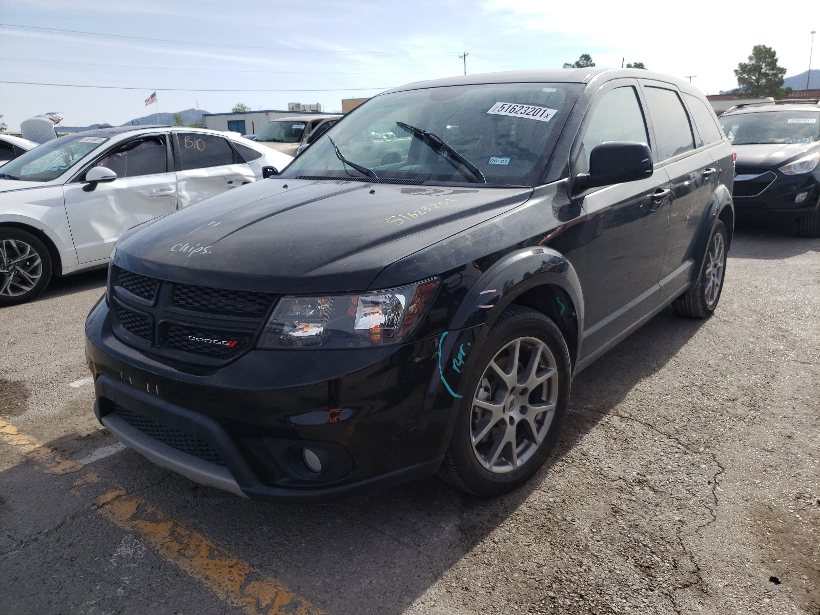 Photo 2 from auction – 2018 DODGE JOURNEY GT with VIN 3C4PDCEG8JT426422