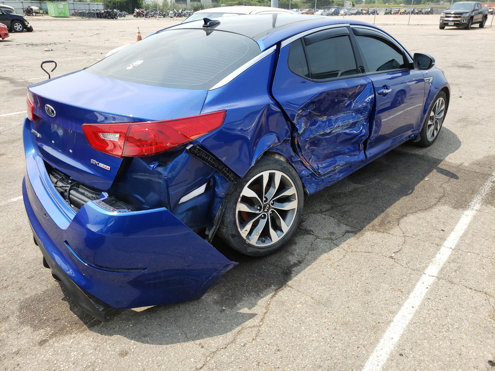 Photo 4 from auction – 2015 KIA OPTIMA SX with VIN 5XXGR4A64FG364735