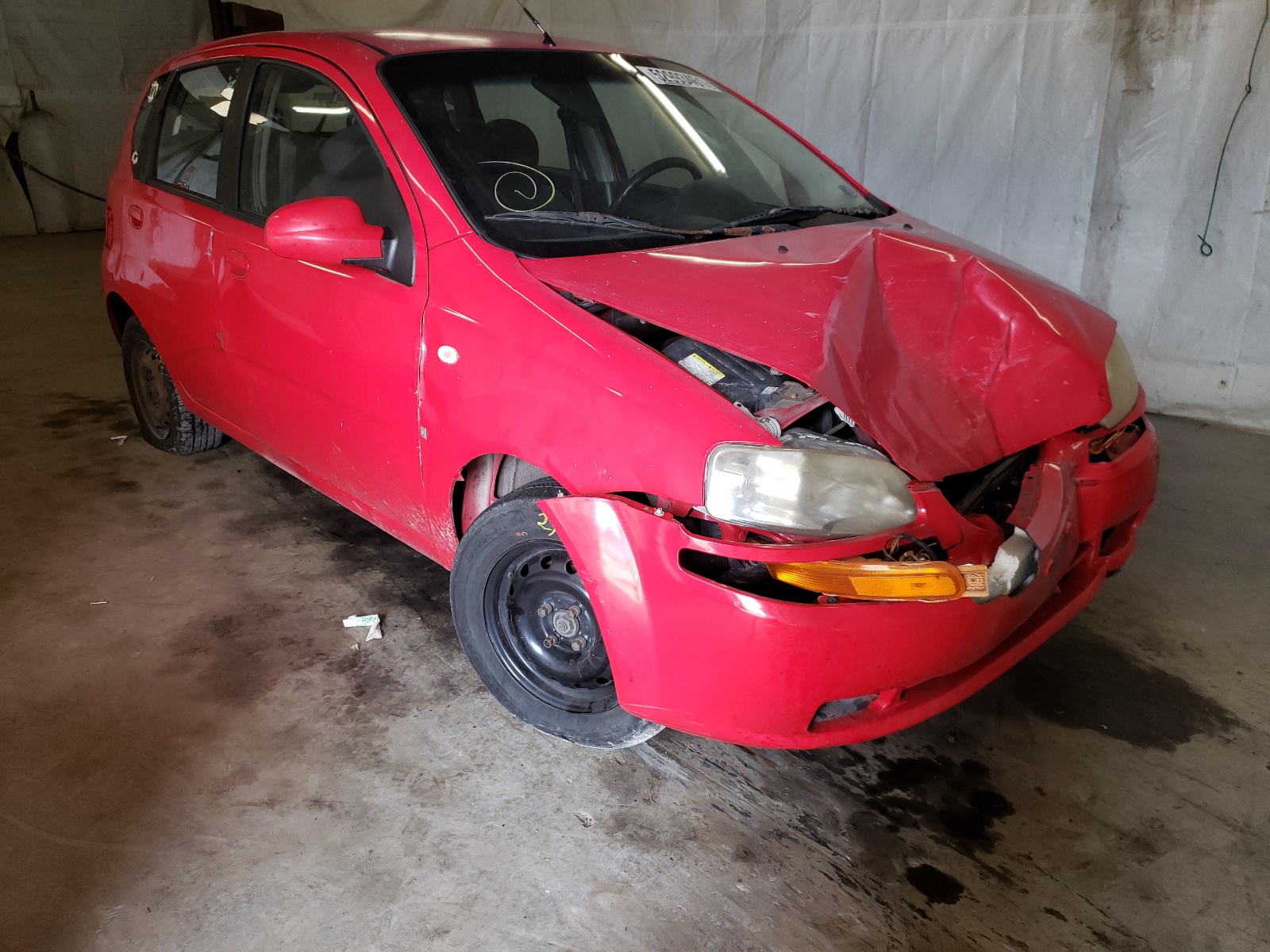 Photo 1 from auction – 2007 CHEVROLET AVEO with VIN KL1TD666X7B710660