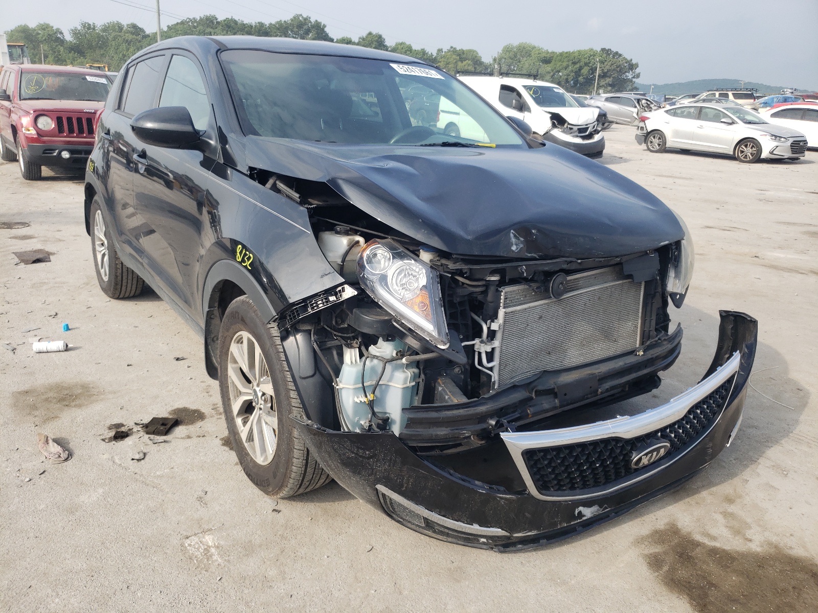 KIA SPORTAGE B 2014 with VIN KNDPB3AC5E7612616 - Photo from auction
