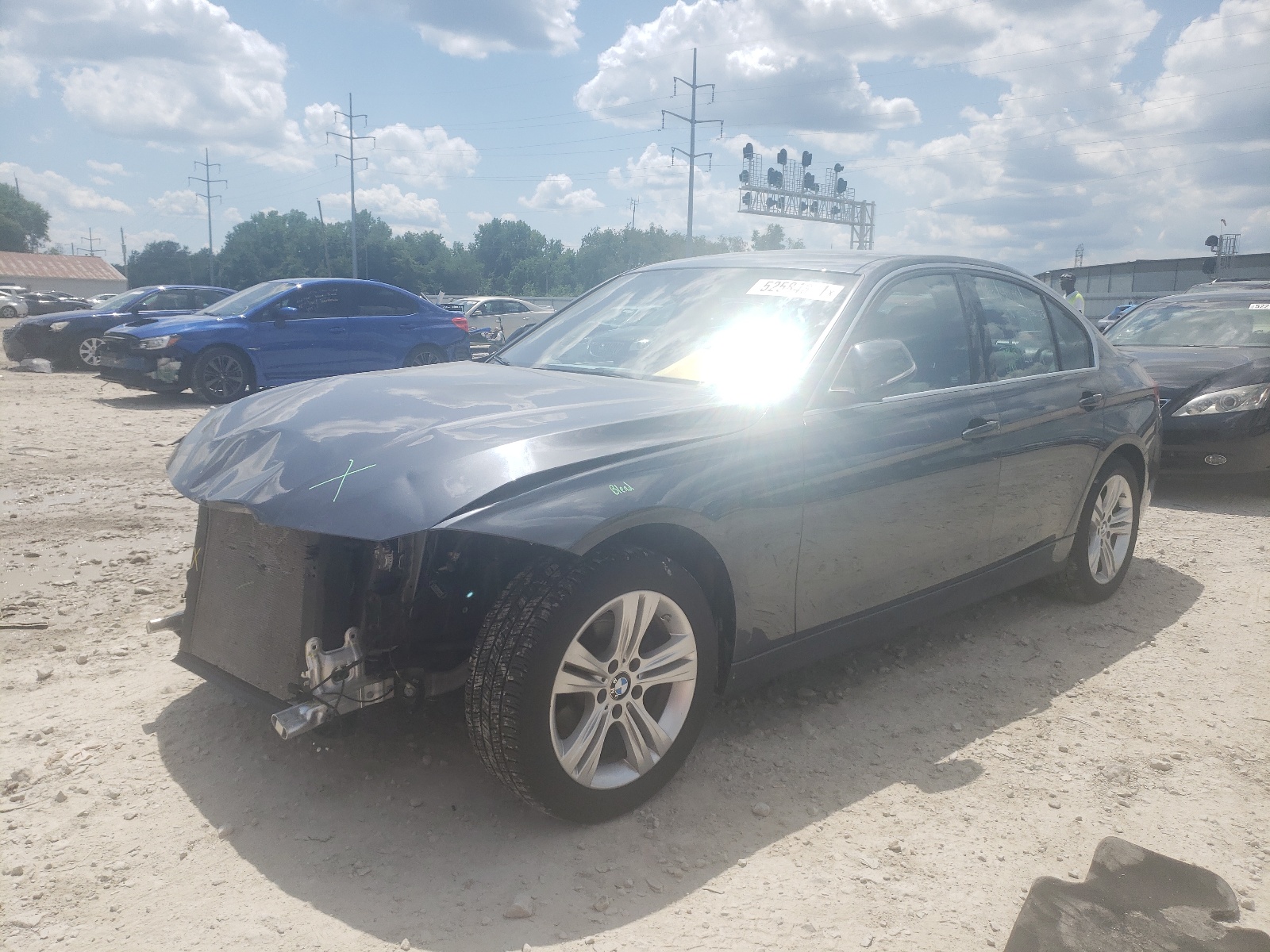 Photo 2 from auction – 2017 BMW 330 XI with VIN WBA8D9G36HNU62327
